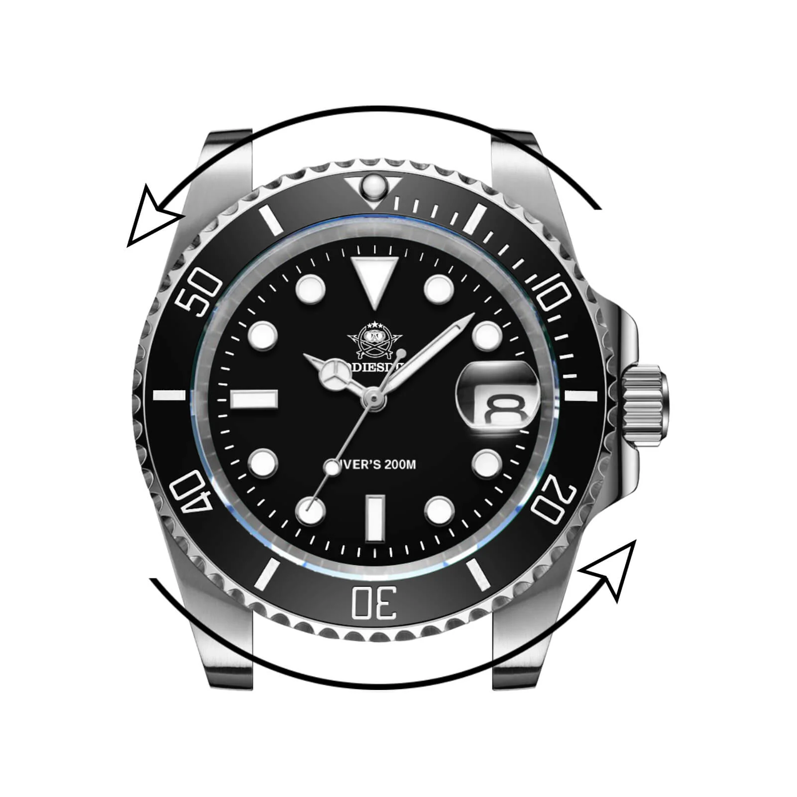 ADDIESDIVE Sub Quartz Watch Diver's 200M (H3QZ) - Image 9