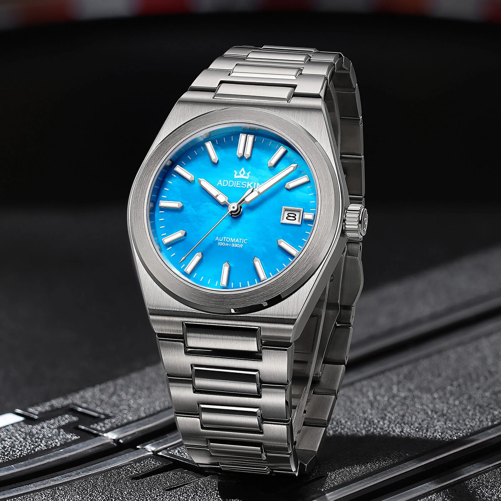 ★India Warehouse★AddiesKIN 39mm MOP Dial Miyota 9015 Men’s Watch K008 - Image 2
