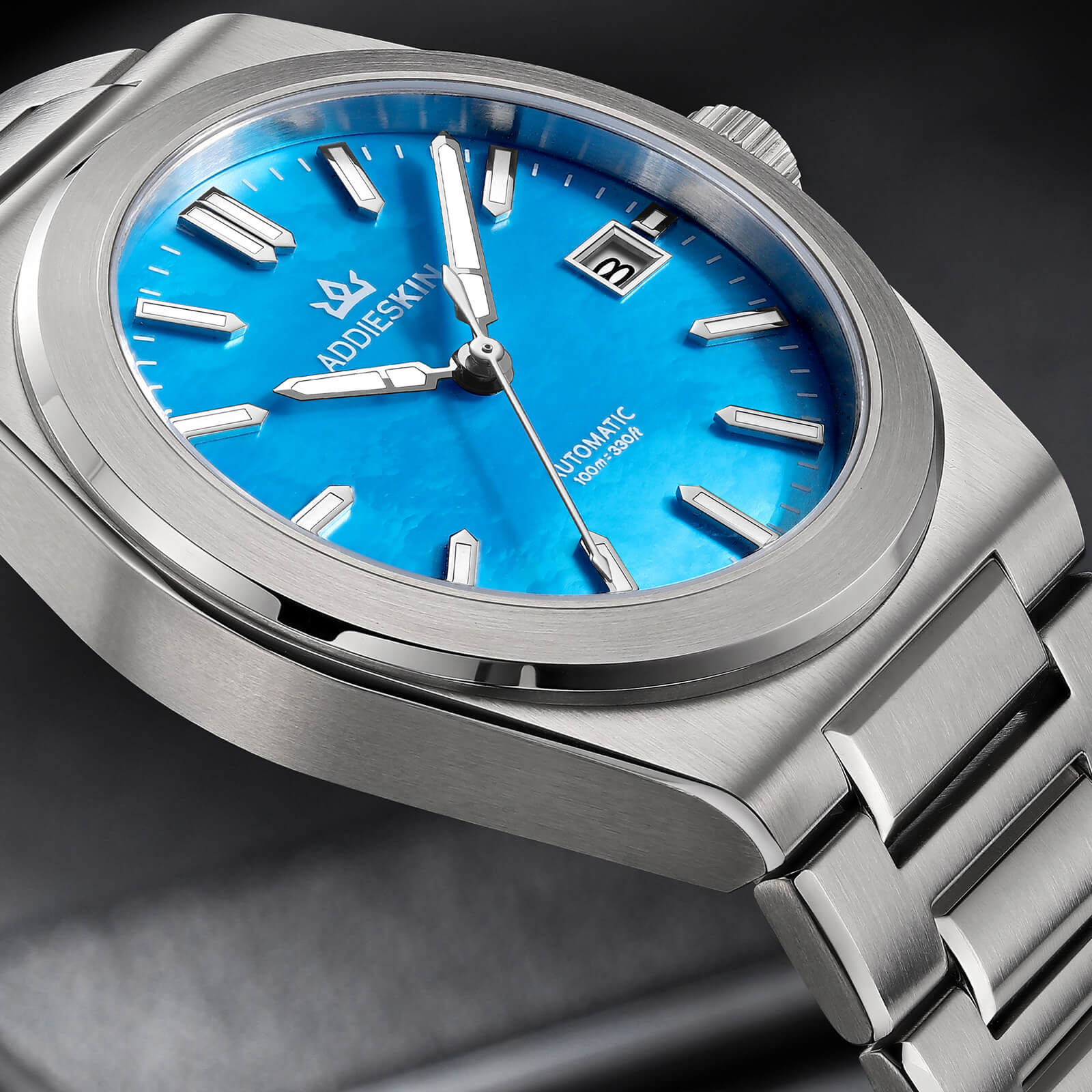 ★India Warehouse★AddiesKIN 39mm MOP Dial Miyota 9015 Men’s Watch K008 - Image 4