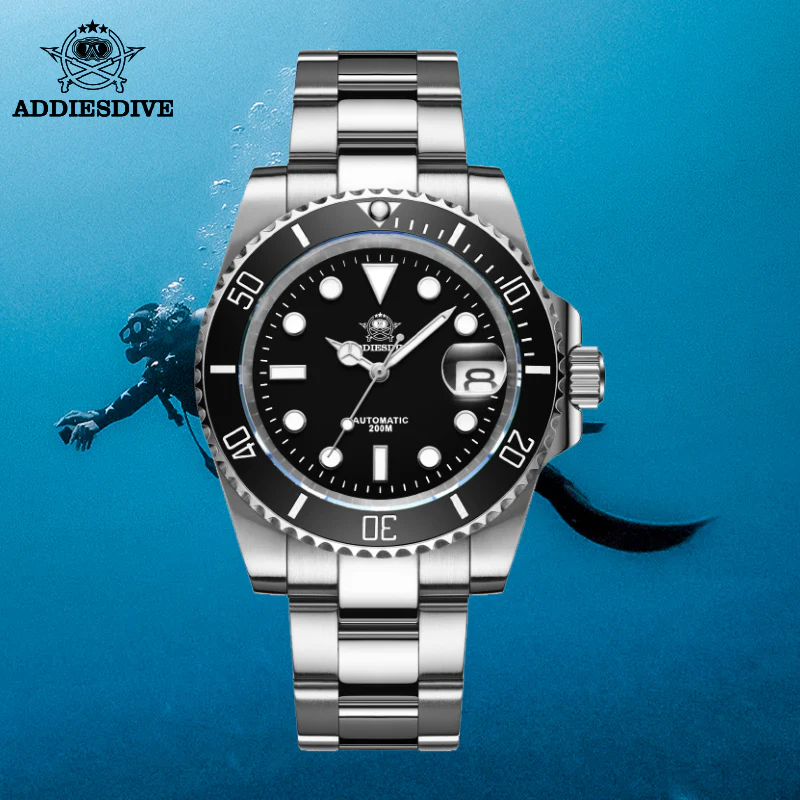 ★Holiday Sale★ADDIESDIVE Men's Automatic Diving Watch Diver's 200M NH35A/8215 (H3AC) - Image 10