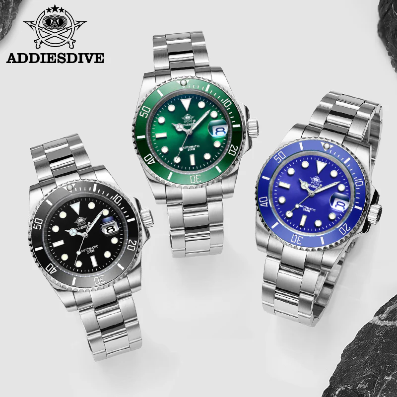 ★Holiday Sale★ADDIESDIVE Men's Automatic Diving Watch Diver's 200M NH35A/8215 (H3AC) - Image 11