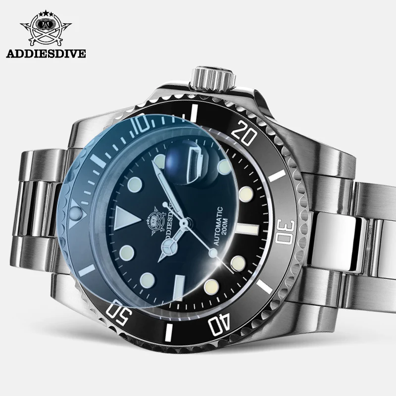 ★Holiday Sale★ADDIESDIVE Men's Automatic Diving Watch Diver's 200M NH35A/8215 (H3AC) - Image 5