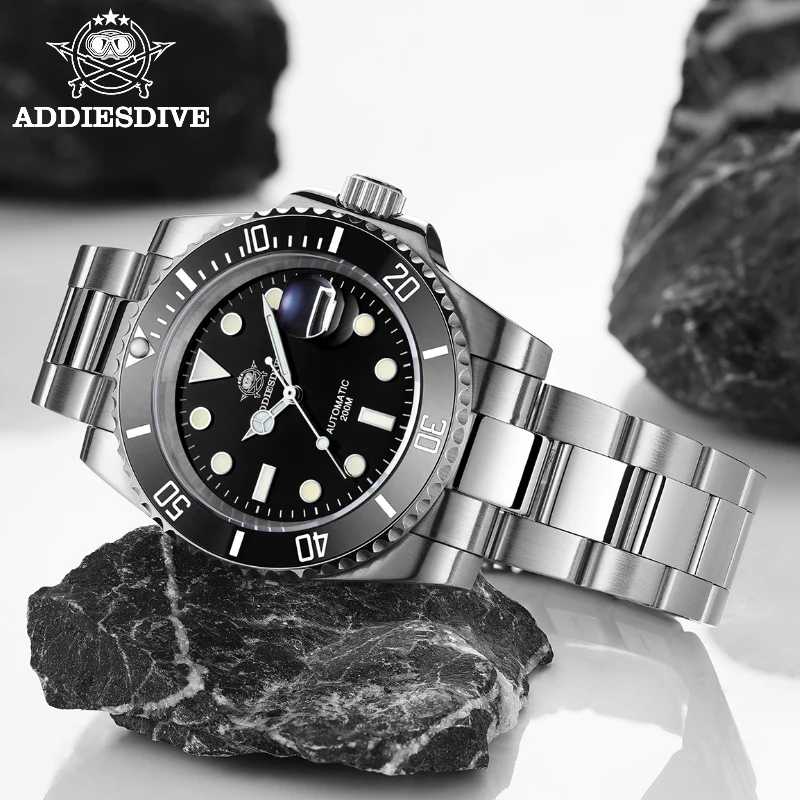 ★Holiday Sale★ADDIESDIVE Men's Automatic Diving Watch Diver's 200M NH35A/8215 (H3AC) - Image 6