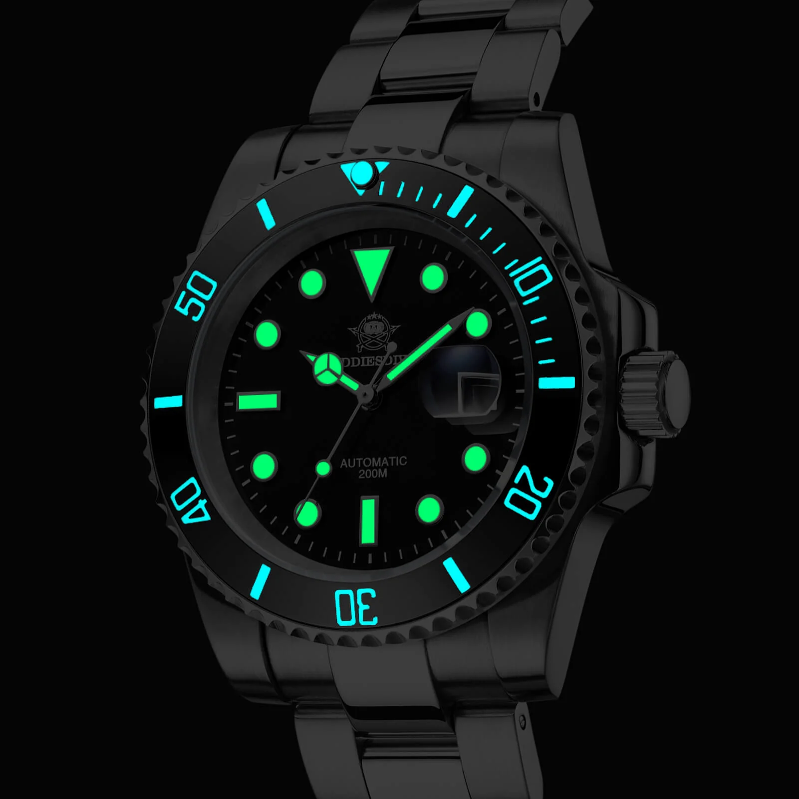★Holiday Sale★ADDIESDIVE Men's Automatic Diving Watch Diver's 200M NH35A/8215 (H3AC) - Image 7
