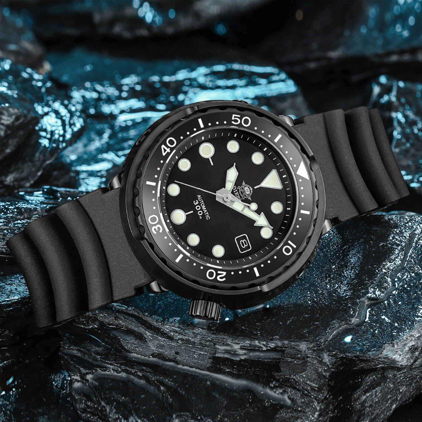 ★Holiday Sale★ADDIESDIVE® Automatic Diver Watch Tuna Diver 300M ( MY-H5B) - Image 3