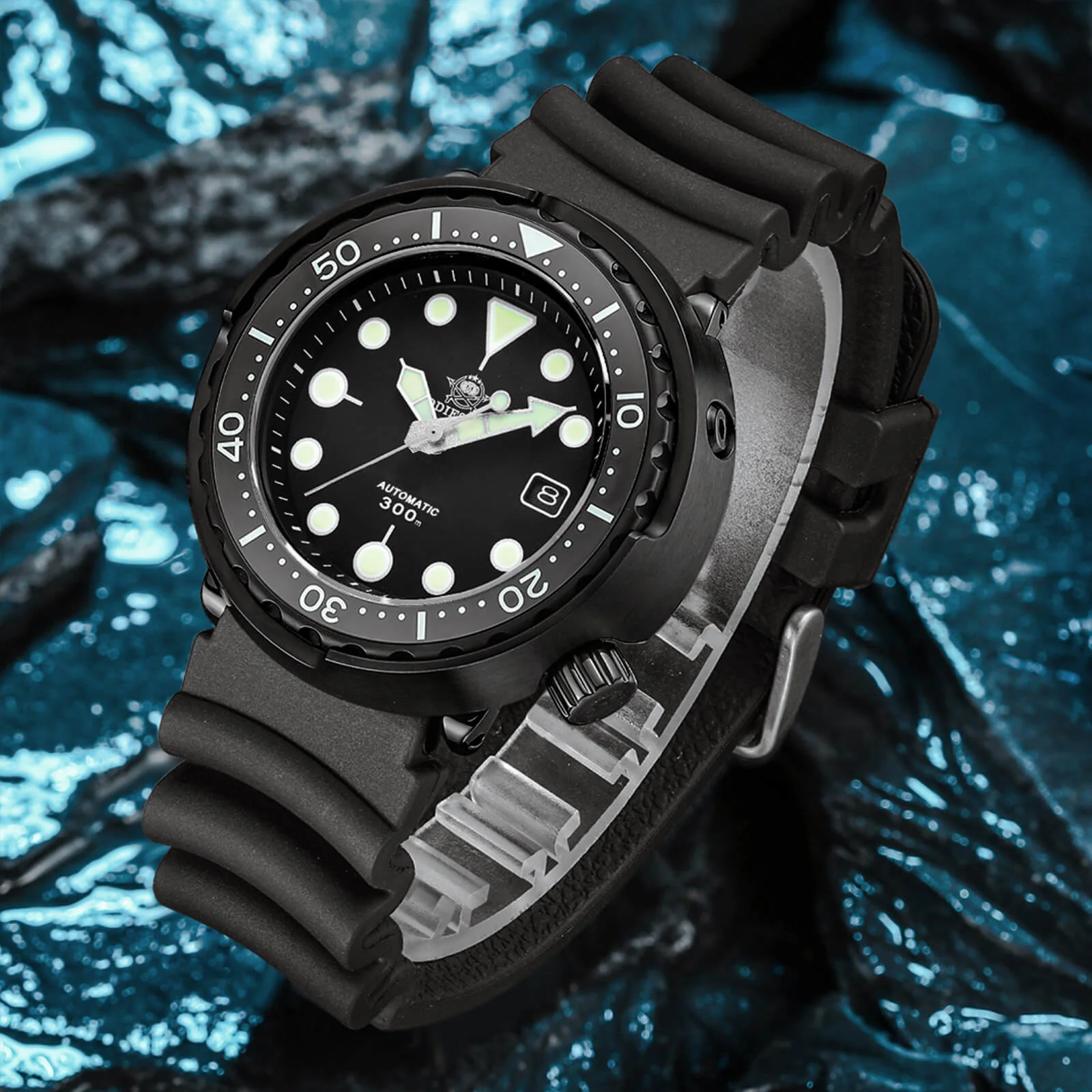 ★Holiday Sale★ADDIESDIVE® Automatic Diver Watch Tuna Diver 300M ( MY-H5B) - Image 5