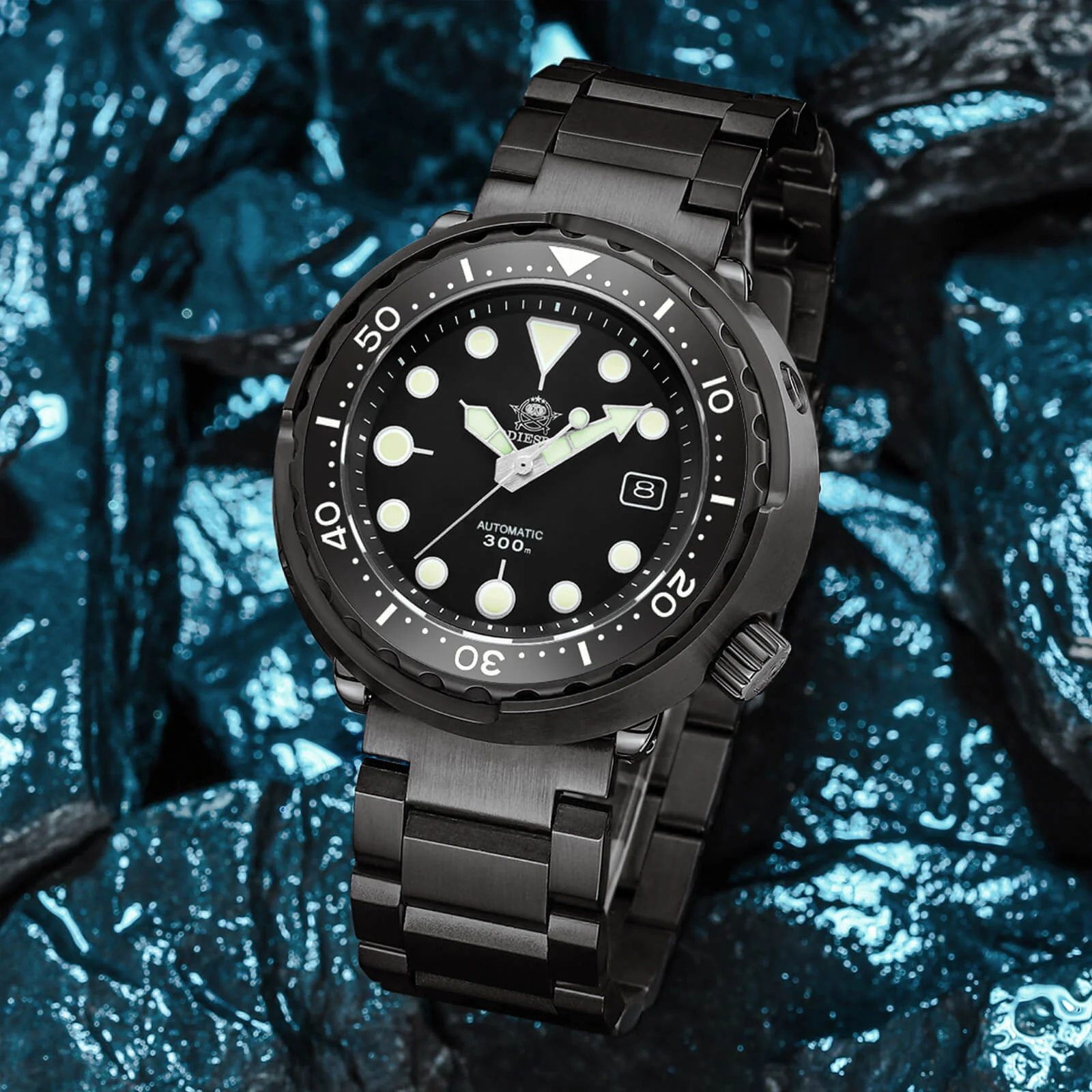 ★Holiday Sale★ADDIESDIVE® Automatic Diver Watch Tuna Diver 300M ( MY-H5B) - Image 6