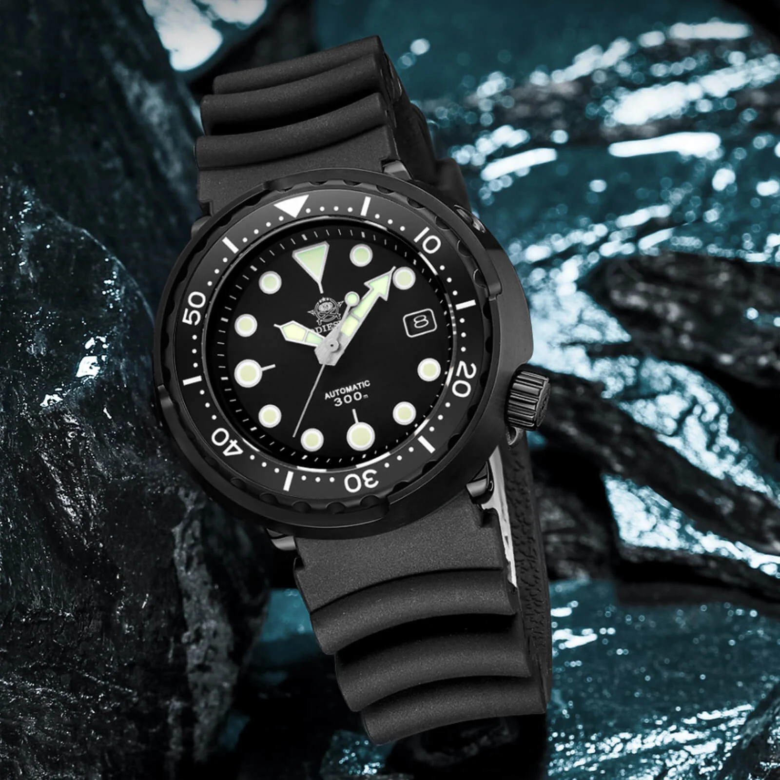 ★Holiday Sale★ADDIESDIVE® Automatic Diver Watch Tuna Diver 300M ( MY-H5B) - Image 7