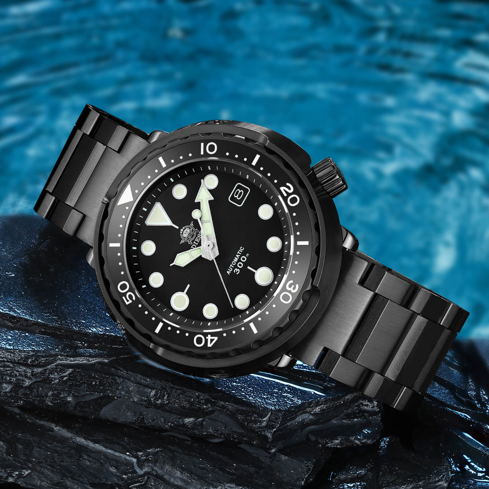 ★Holiday Sale★ADDIESDIVE® Automatic Diver Watch Tuna Diver 300M ( MY-H5B) - Image 8
