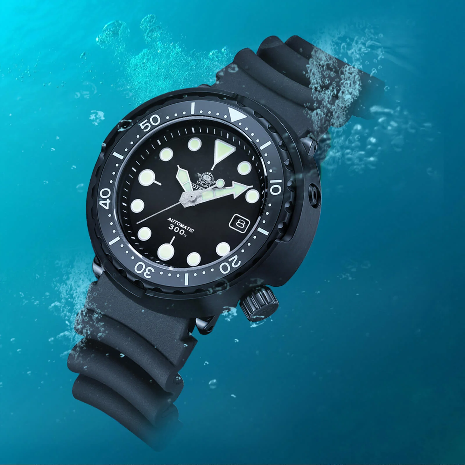 ★Holiday Sale★ADDIESDIVE® Automatic Diver Watch Tuna Diver 300M ( MY-H5B) - Image 9