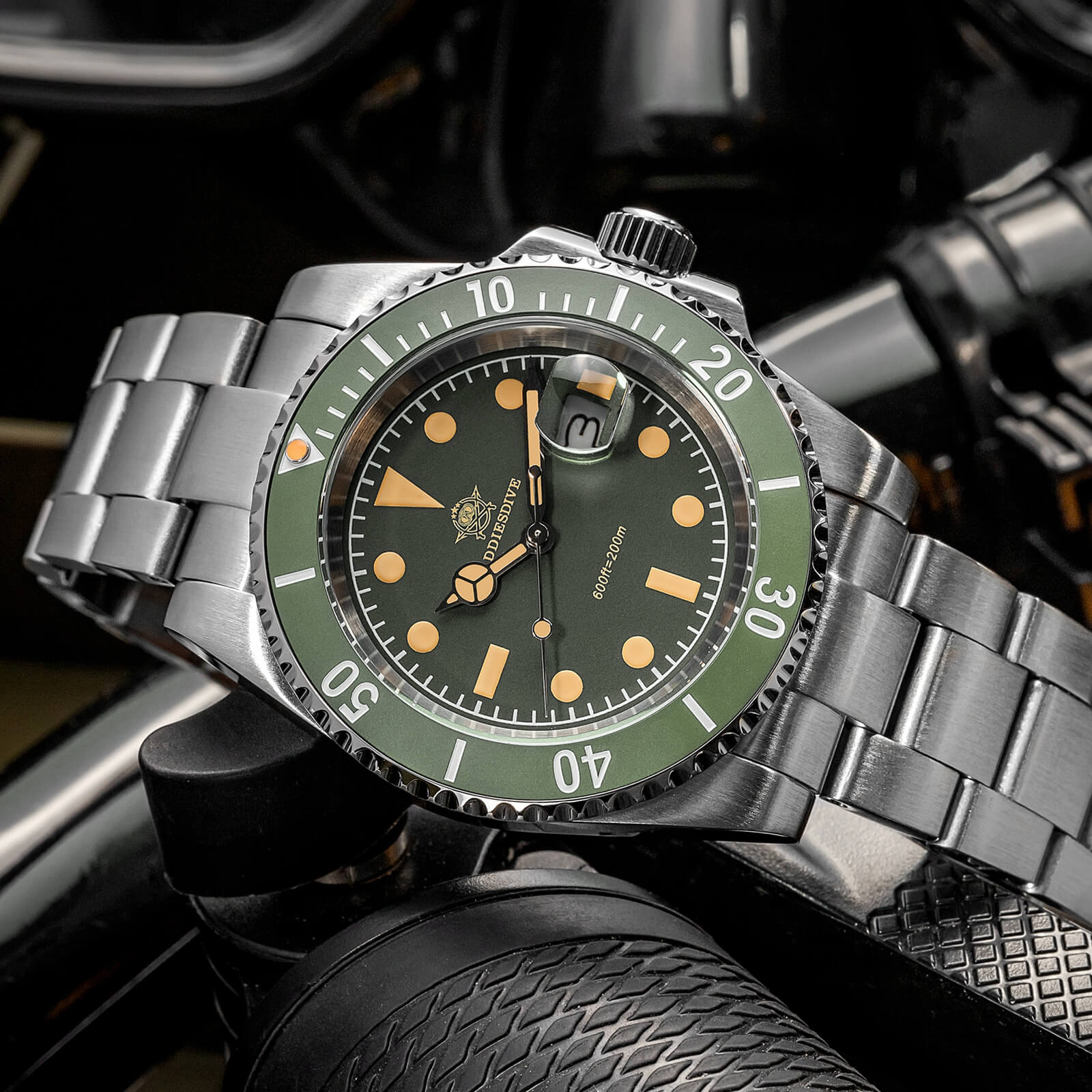 ADDIESDIVE 41mm Retro Sub Quartz Watch AD2054 - Image 21