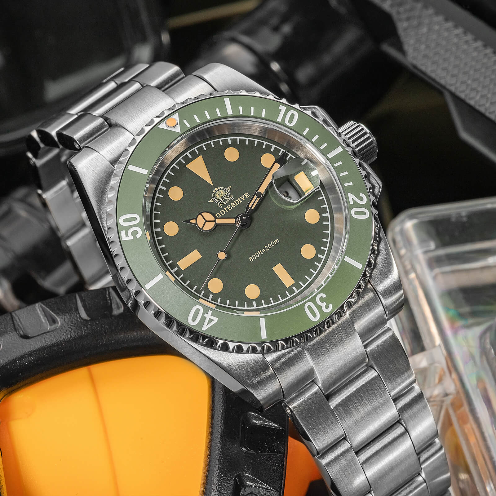 ADDIESDIVE 41mm Retro Sub Quartz Watch AD2054 - Image 25