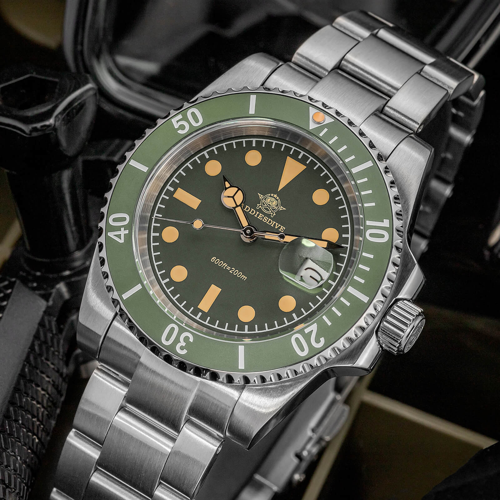 ADDIESDIVE 41mm Retro Sub Quartz Watch AD2054 - Image 26