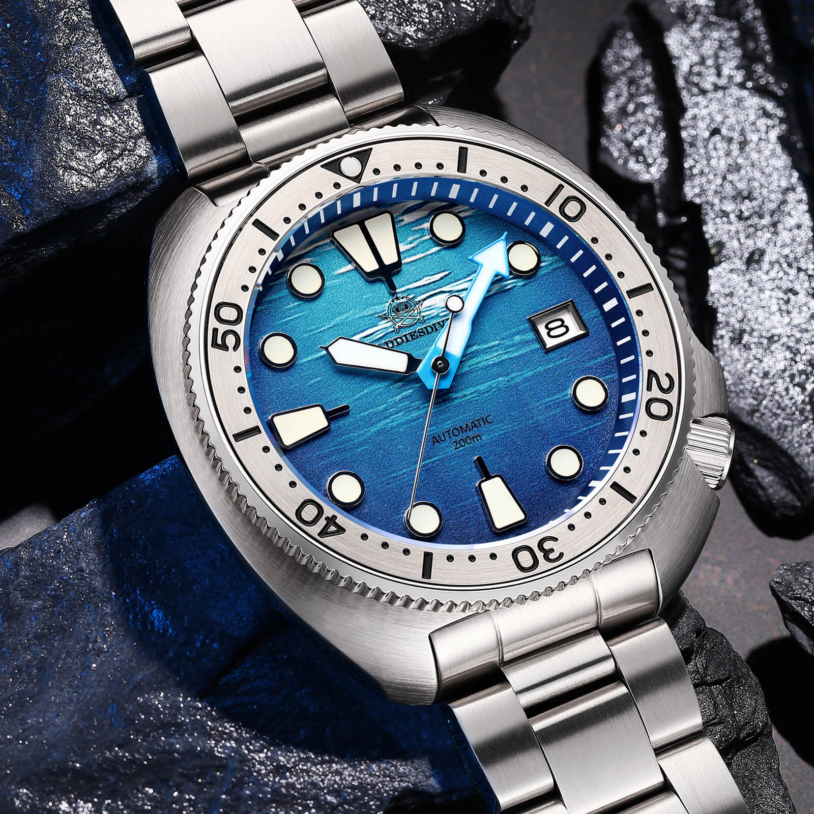 ADDIESDIVE 3D Turtle Dial Dive Watch（AD2045） - Image 11