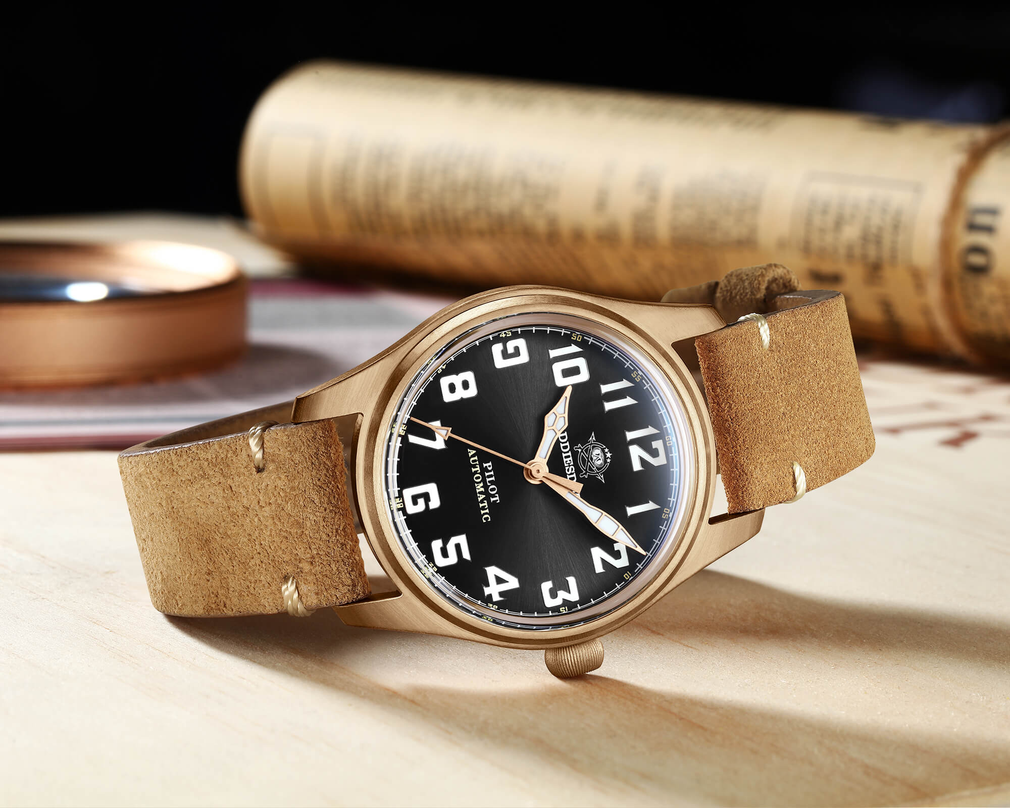 U.S. Warehouse -ADDIESDIVE® 39mm Bronze Men Watch（AD2114） - Image 7