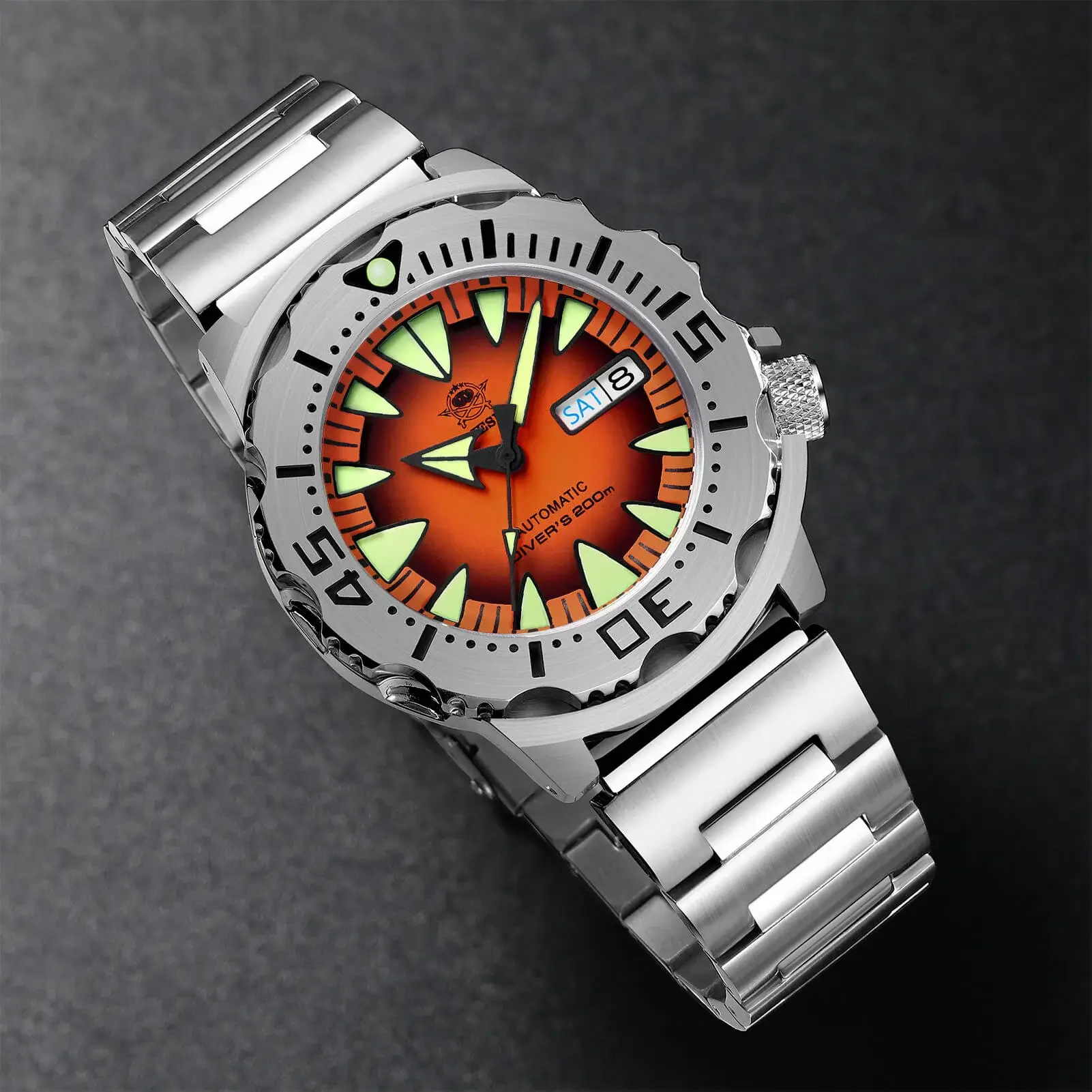 U.S. Warehouse -ADDIESDIVE® Monster Men's Diver Automatic Watches (AD2103) - Image 3