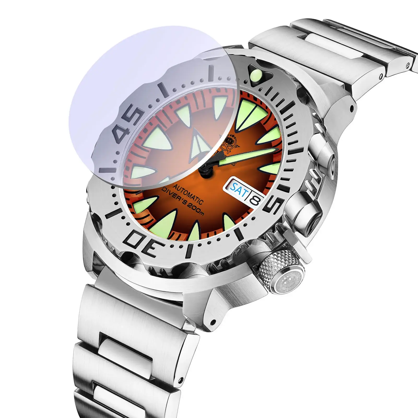 U.S. Warehouse -ADDIESDIVE® Monster Men's Diver Automatic Watches (AD2103) - Image 5