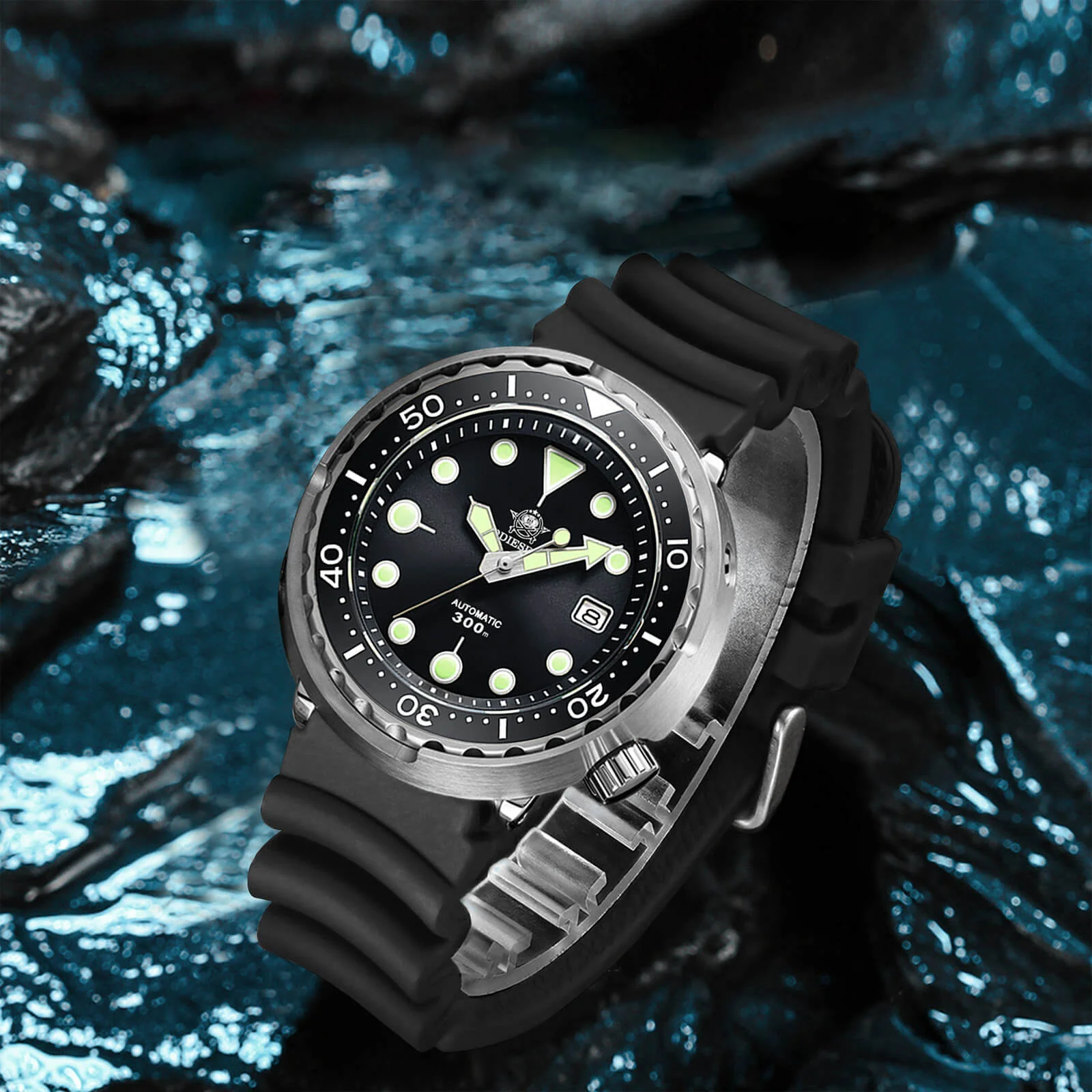 U.S. Warehouse -ADDIESDIVE® Tuna 300M Automatic Diver Watch Tuna Diver  ( MY-H5) - Image 10