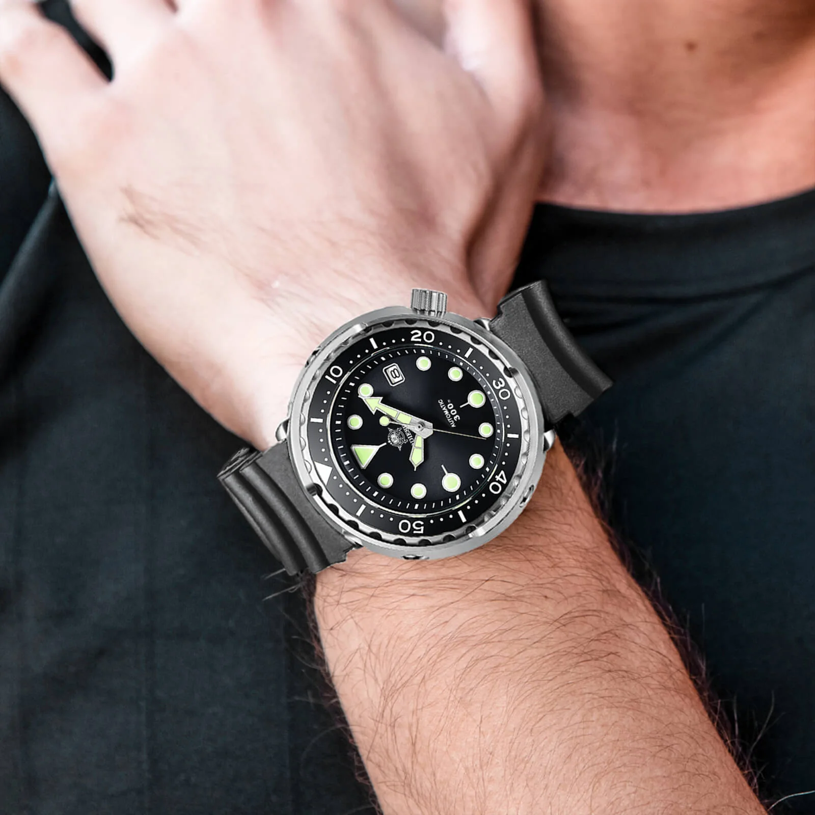 U.S. Warehouse -ADDIESDIVE® Tuna 300M Automatic Diver Watch Tuna Diver  ( MY-H5) - Image 16