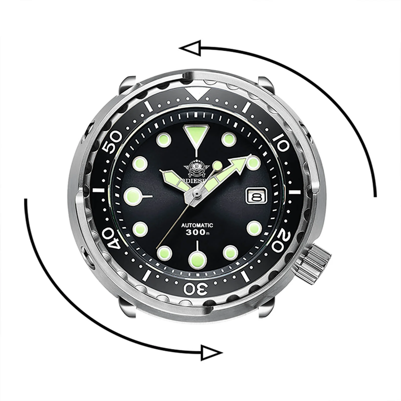 U.S. Warehouse -ADDIESDIVE® Tuna 300M Automatic Diver Watch Tuna Diver  ( MY-H5) - Image 17