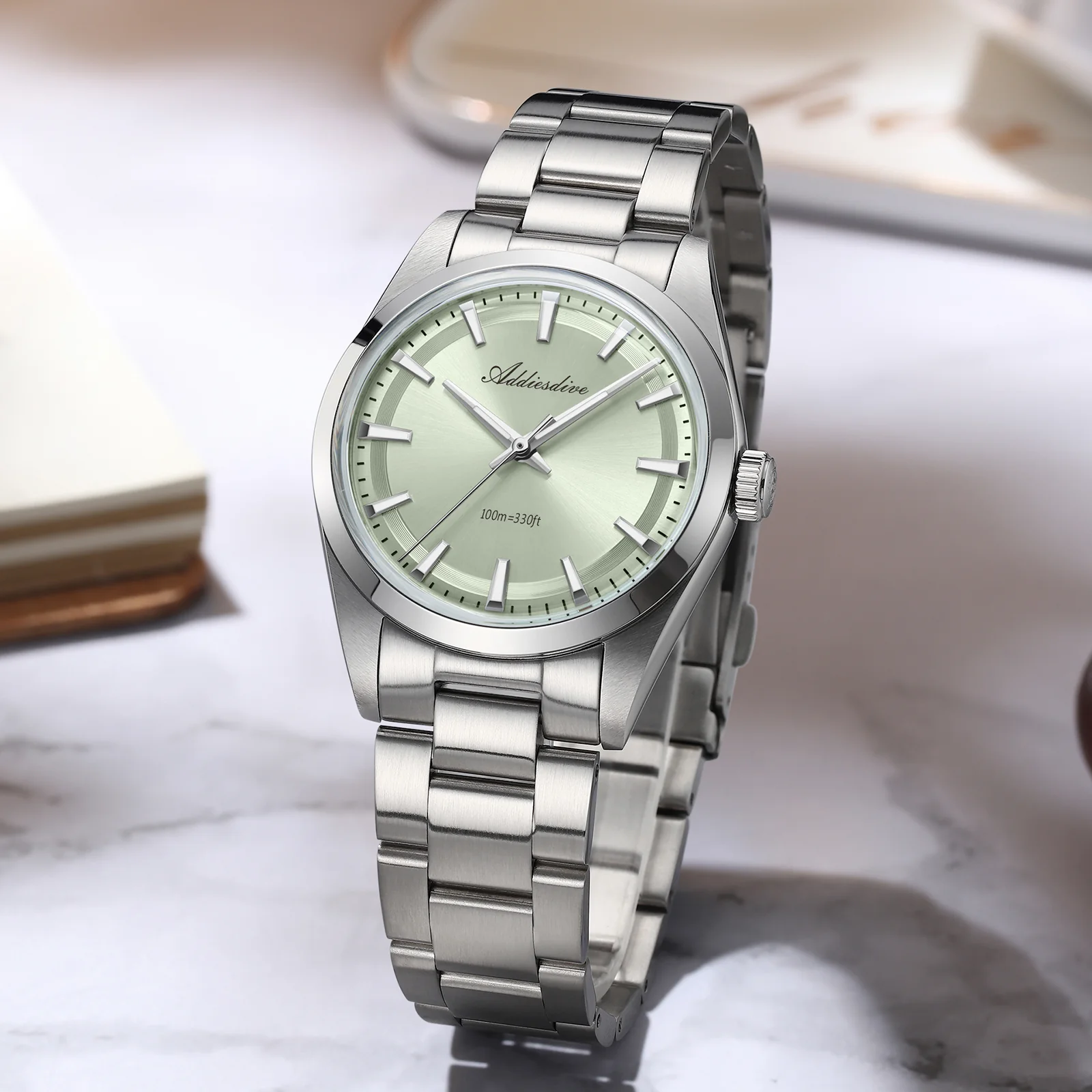 U.S. Warehouse -ADDIESDIVE 36mm Luxury VH31 Quartz Watch AD2066 - Image 5