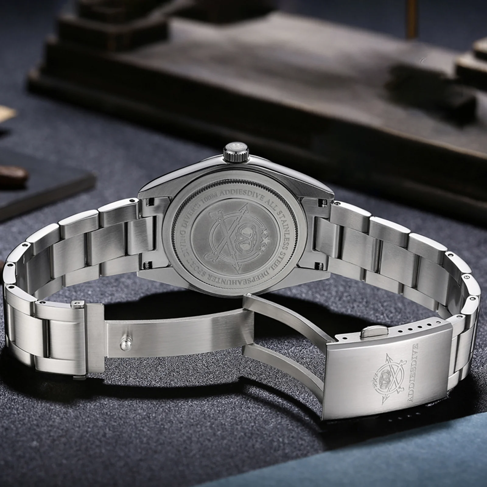 U.S. Warehouse -ADDIESDIVE 36mm Luxury VH31 Quartz Watch AD2066 - Image 9