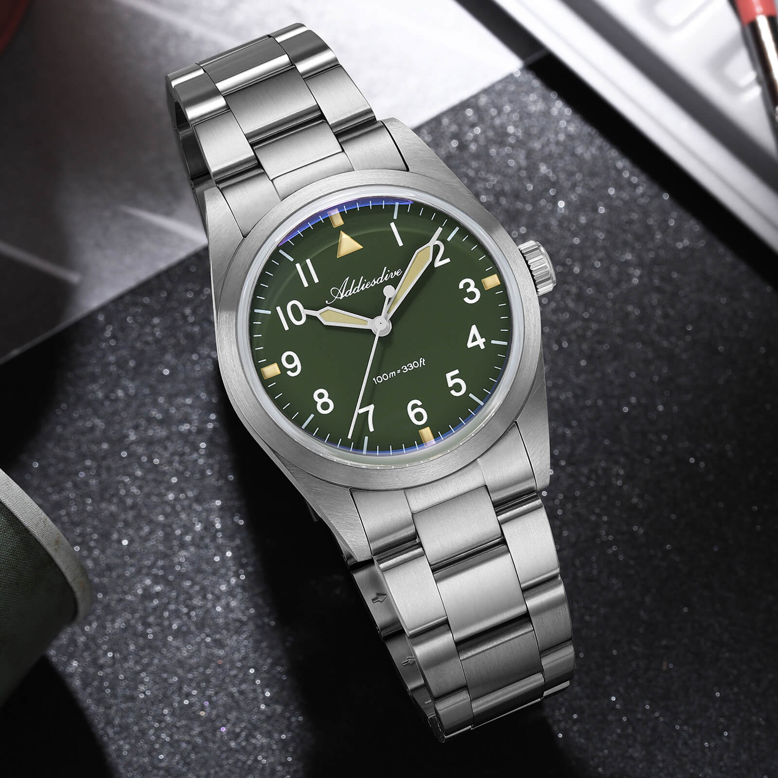 ★Holiday Sale★Addiesdive 36mm Titanium Military Field Watch AD2502 - Image 13