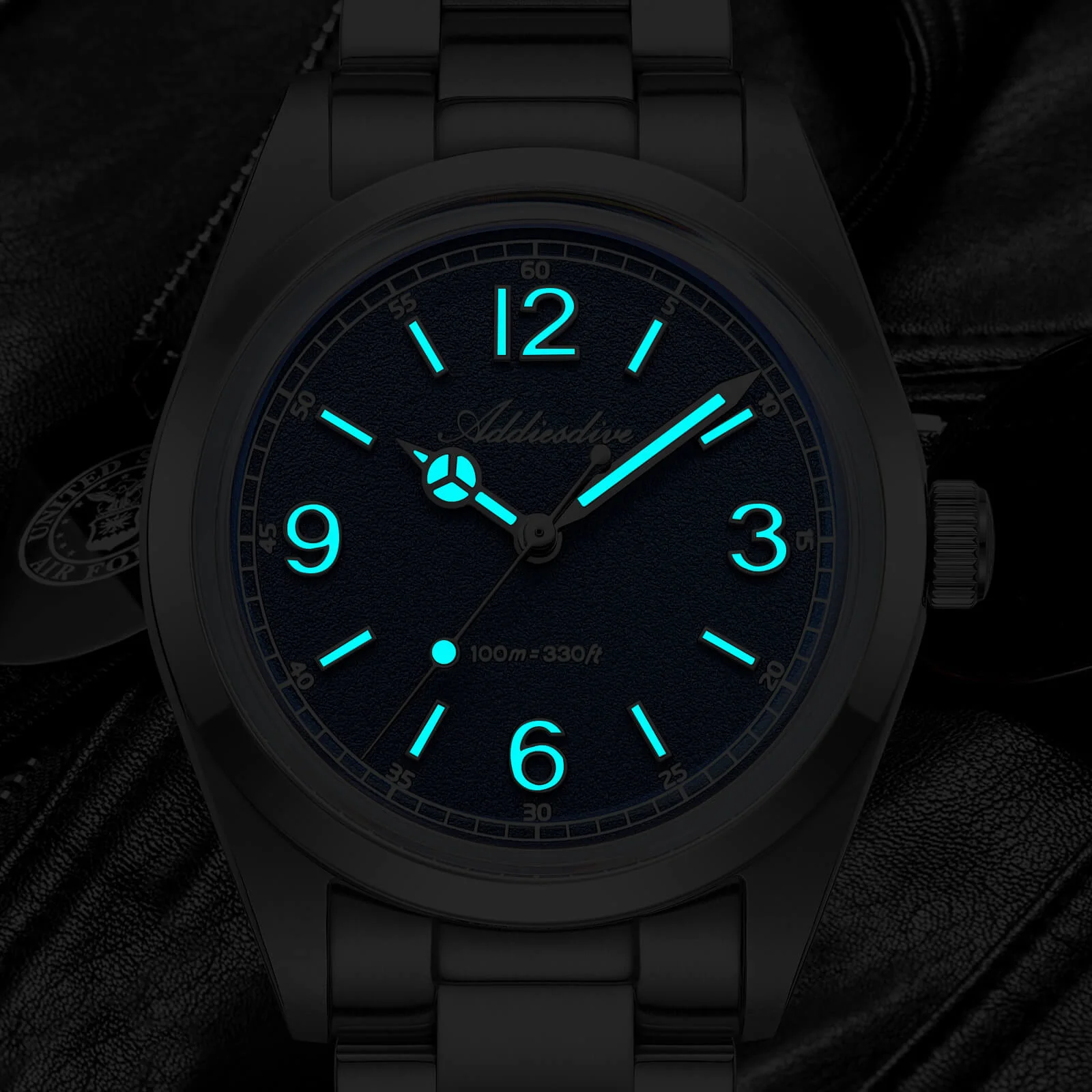 ADDIESDIVE 36mm VH31 Quartz Watch AD2518 - Image 8