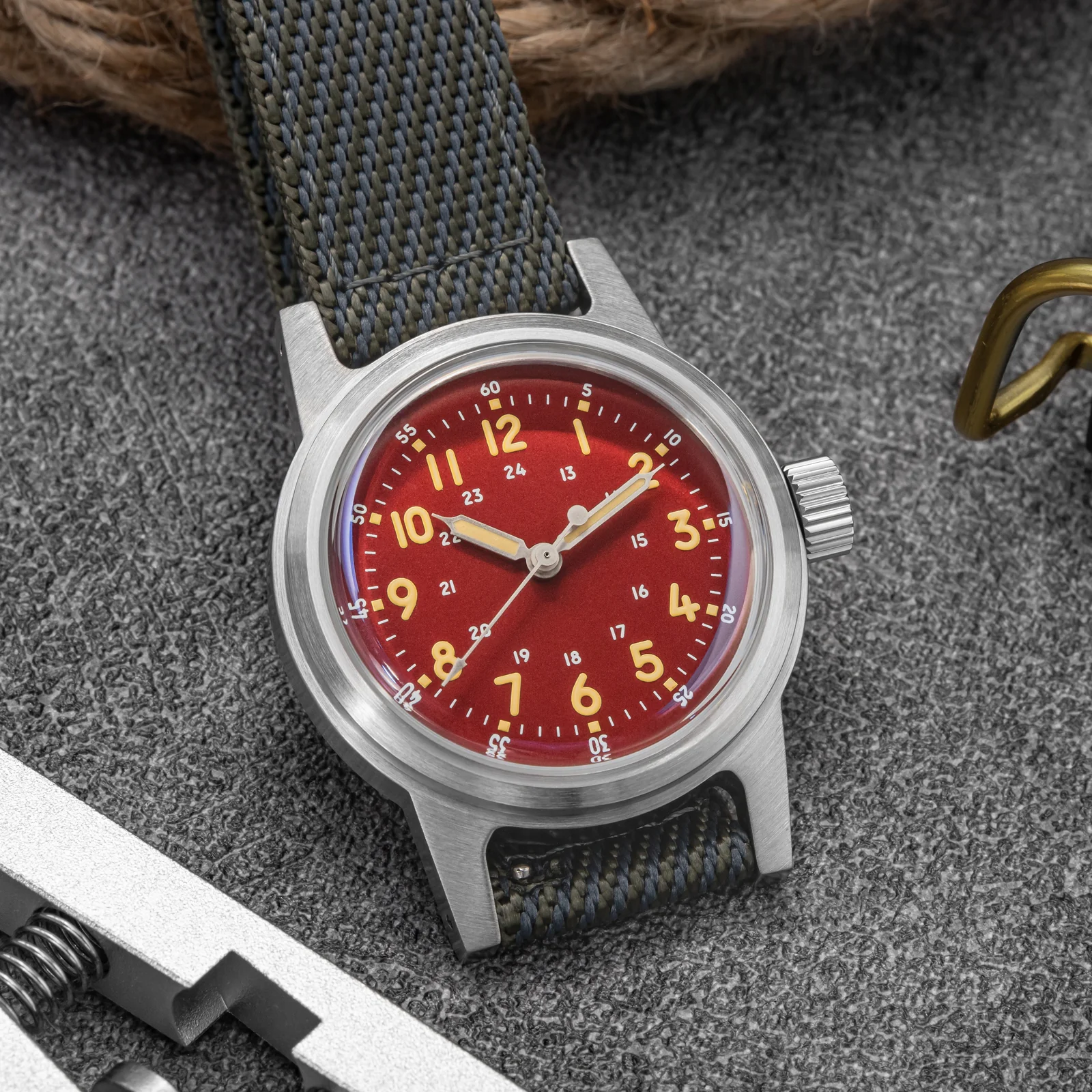 U.S. Warehouse -ADDIESDIVE 36mm Vintage Mechanical Watch AD2076 - Image 17