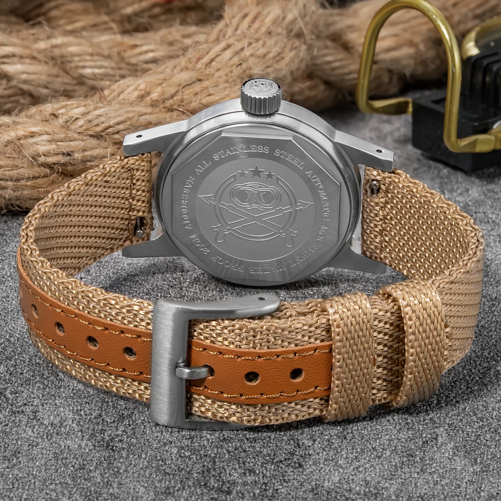U.S. Warehouse -ADDIESDIVE 36mm Vintage Mechanical Watch AD2076 - Image 9