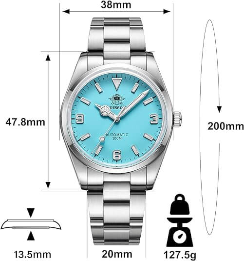U.S. Warehouse -ADDIESDIVE 38mm Domed Crystal Explore Watch 100M (AD2112) - Image 12