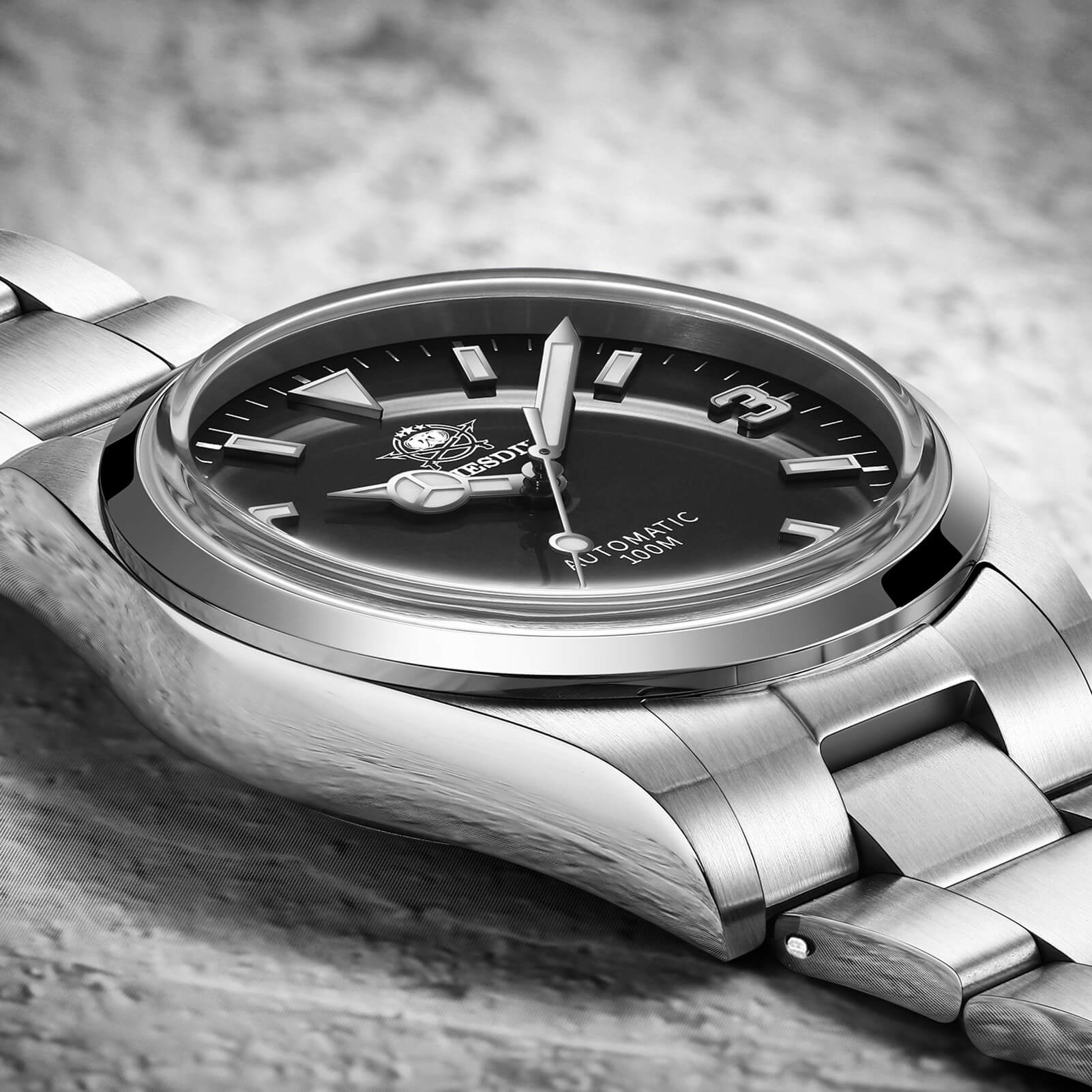 ADDIESDIVE 38mm Domed Crystal Explore Watch 100M (AD2112) - Image 8