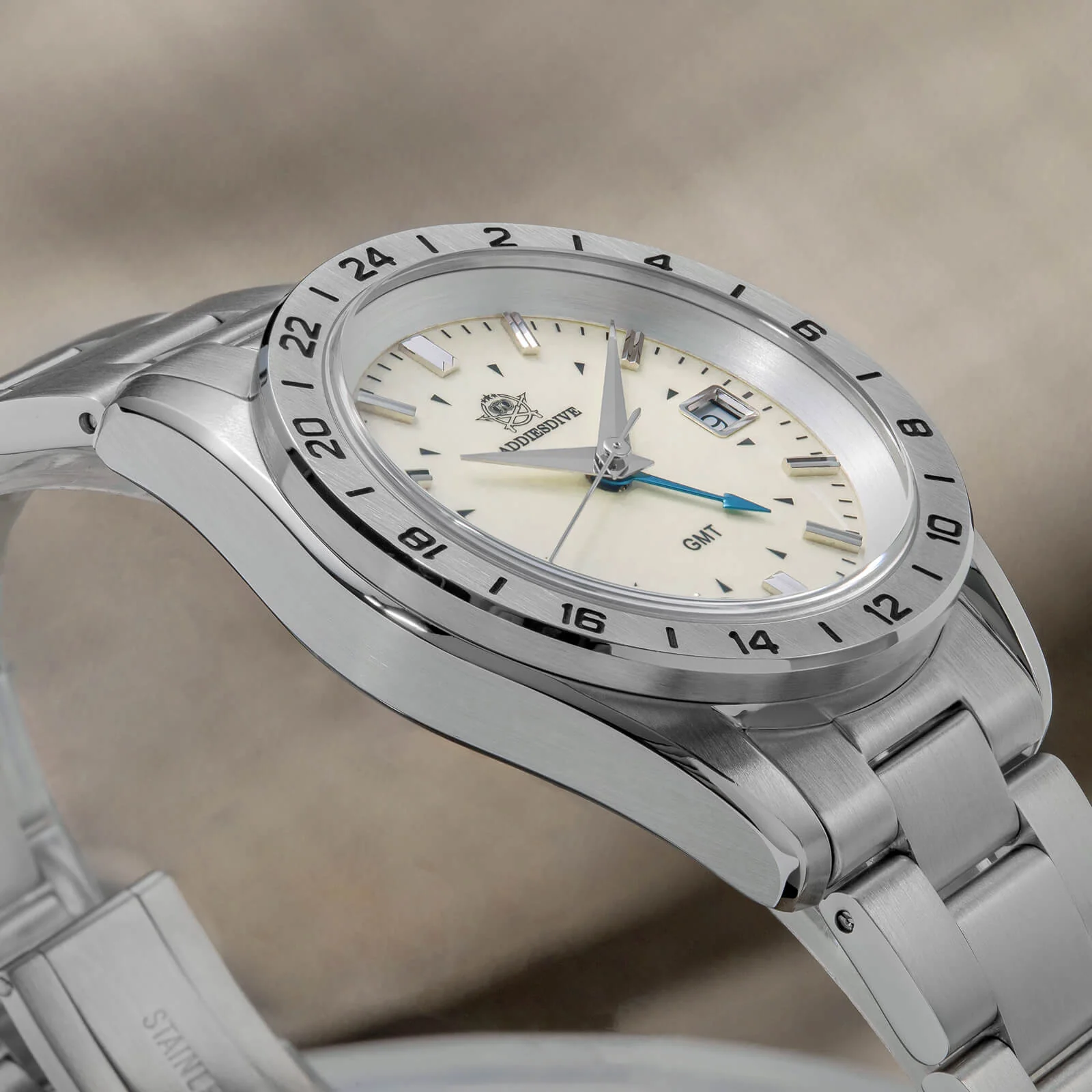 U.S. Warehouse -ADDIESDIVE 38mm GMT Quartz Watch AD2063 - Image 17