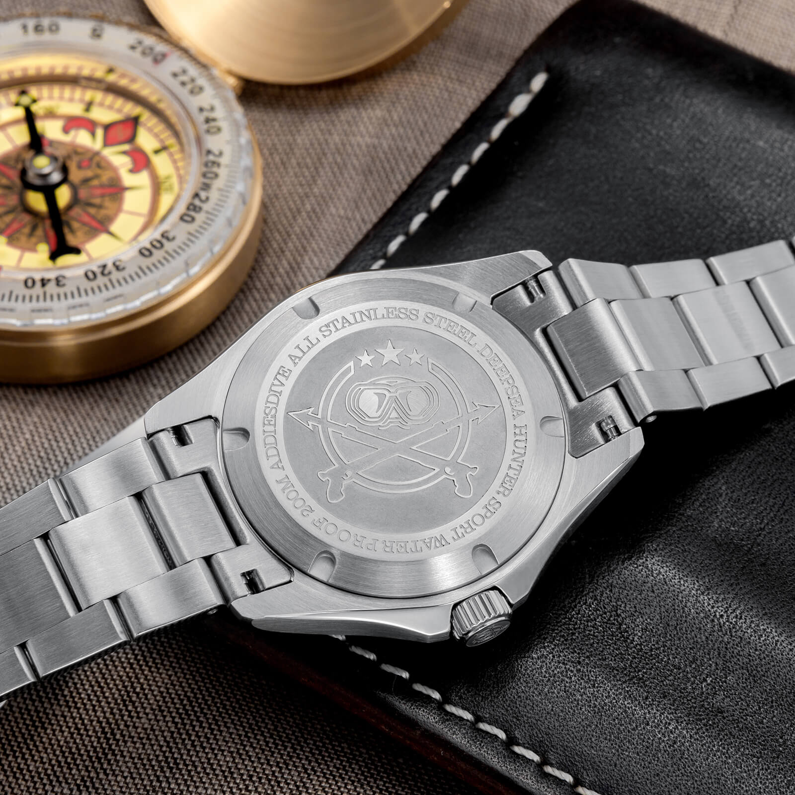 U.S. Warehouse -ADDIESDIVE 38mm GMT Quartz Watch AD2063 - Image 9
