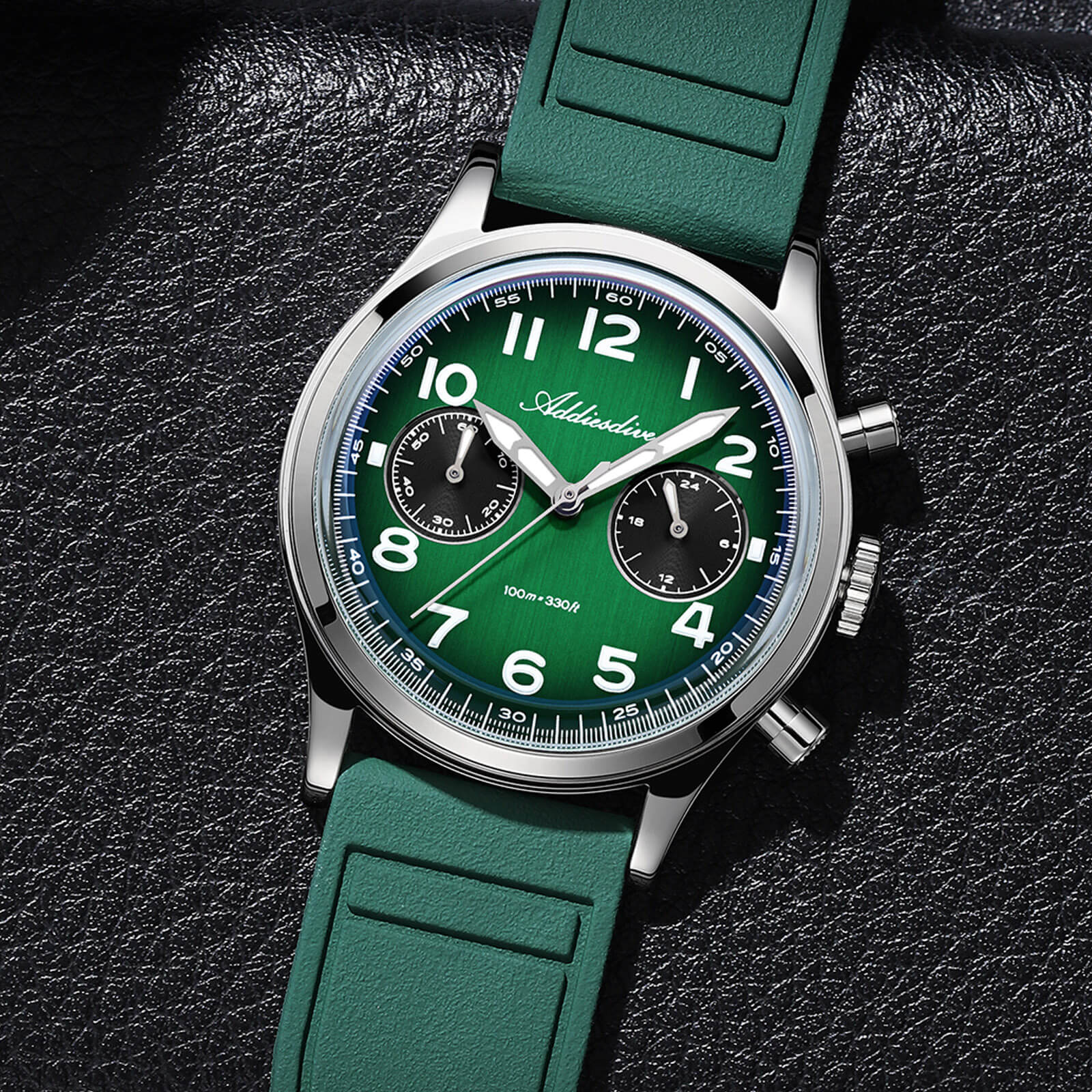 ★Holiday Sale★ADDIESDIVE 38mm VK64 Chronograph Watch AD2516 - Image 20