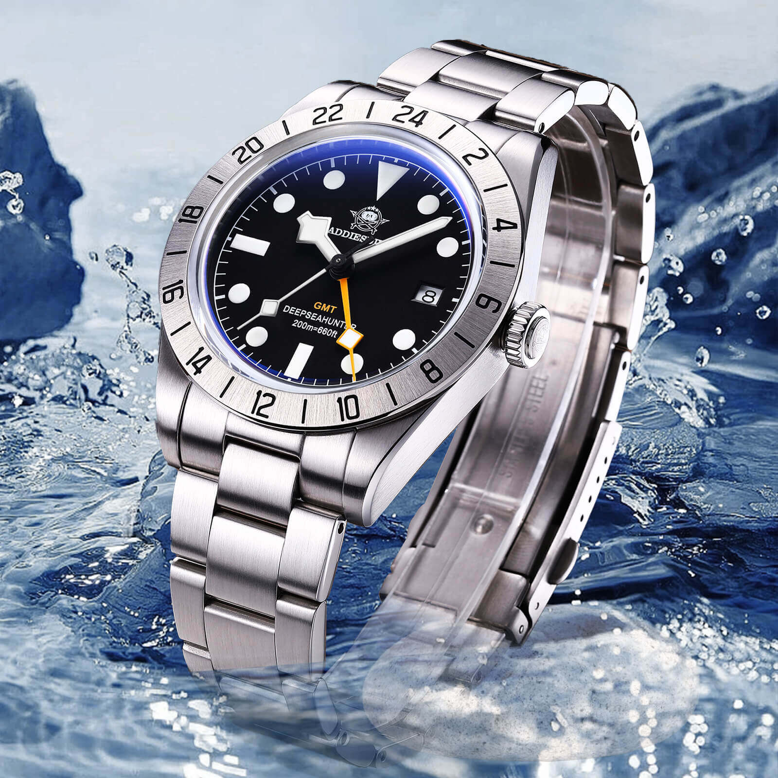 U.S. Warehouse -ADDIESDIVE 39mm BB GMT Quartz Watch RONDA515 Movement（AD2035) - Image 4