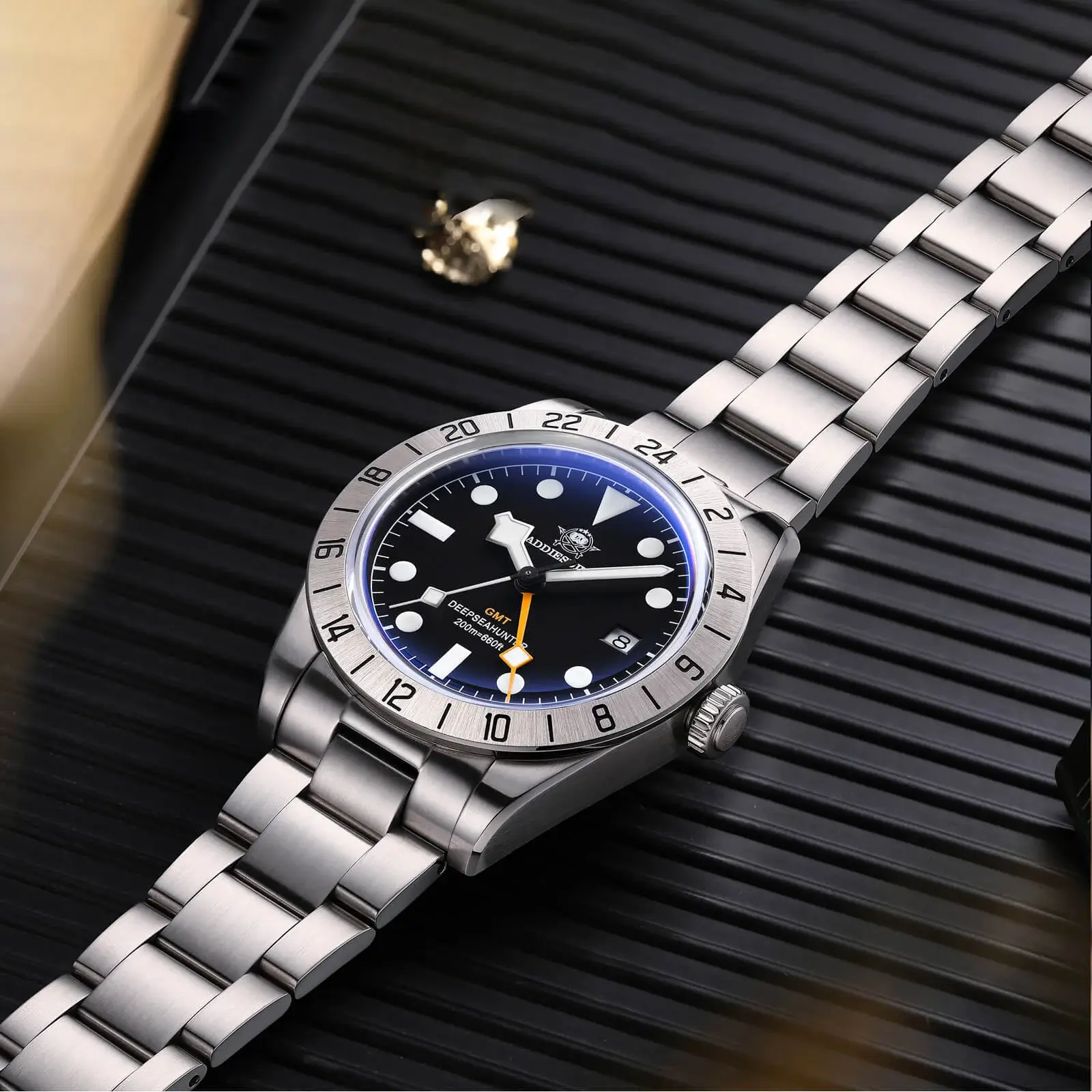 U.S. Warehouse -ADDIESDIVE 39mm BB GMT Quartz Watch RONDA515 Movement（AD2035) - Image 6