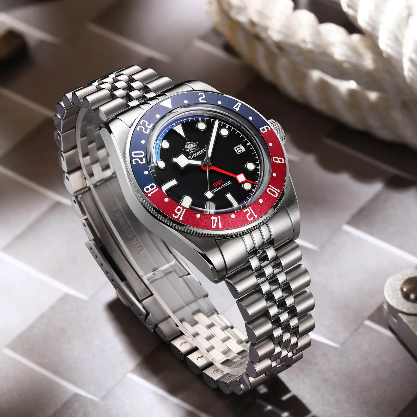 U.S. Warehouse -ADDIESDIVE 39mm BB58 GMT Quartz Watch AD2044 - Image 23