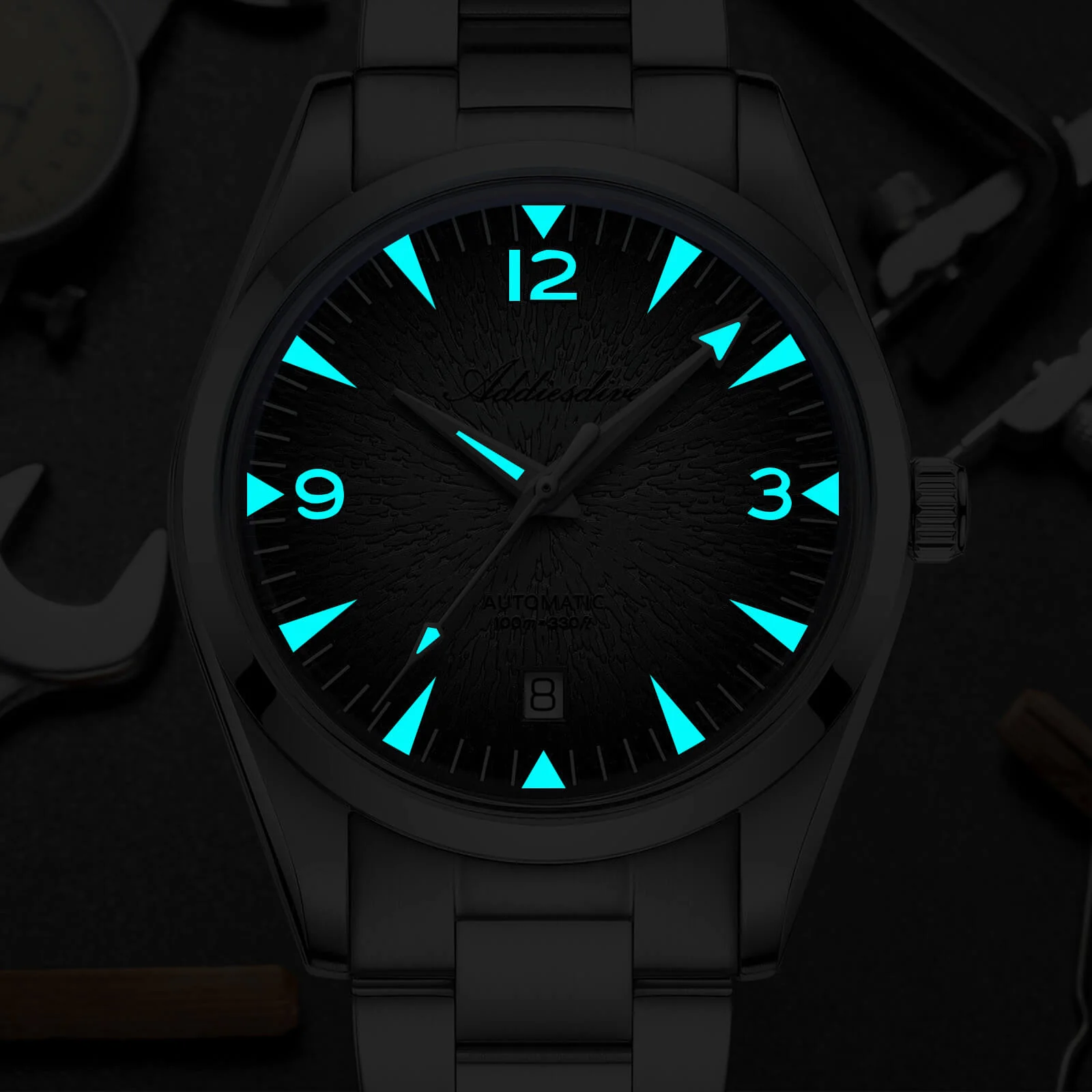 U.S. Warehouse -Addiesdive 39mm Breath of the Ocean Automatic 8215 Men Watch ，AD2508 - Image 19
