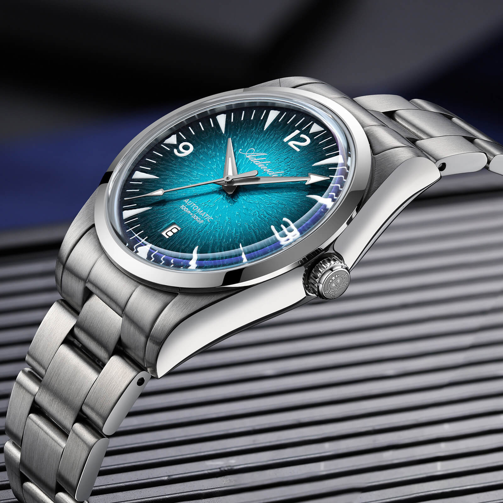 U.S. Warehouse -Addiesdive 39mm Breath of the Ocean Automatic 8215 Men Watch ，AD2508 - Image 4