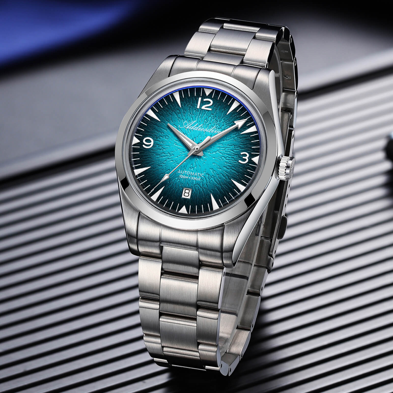 U.S. Warehouse -Addiesdive 39mm Breath of the Ocean Automatic 8215 Men Watch ，AD2508 - Image 5
