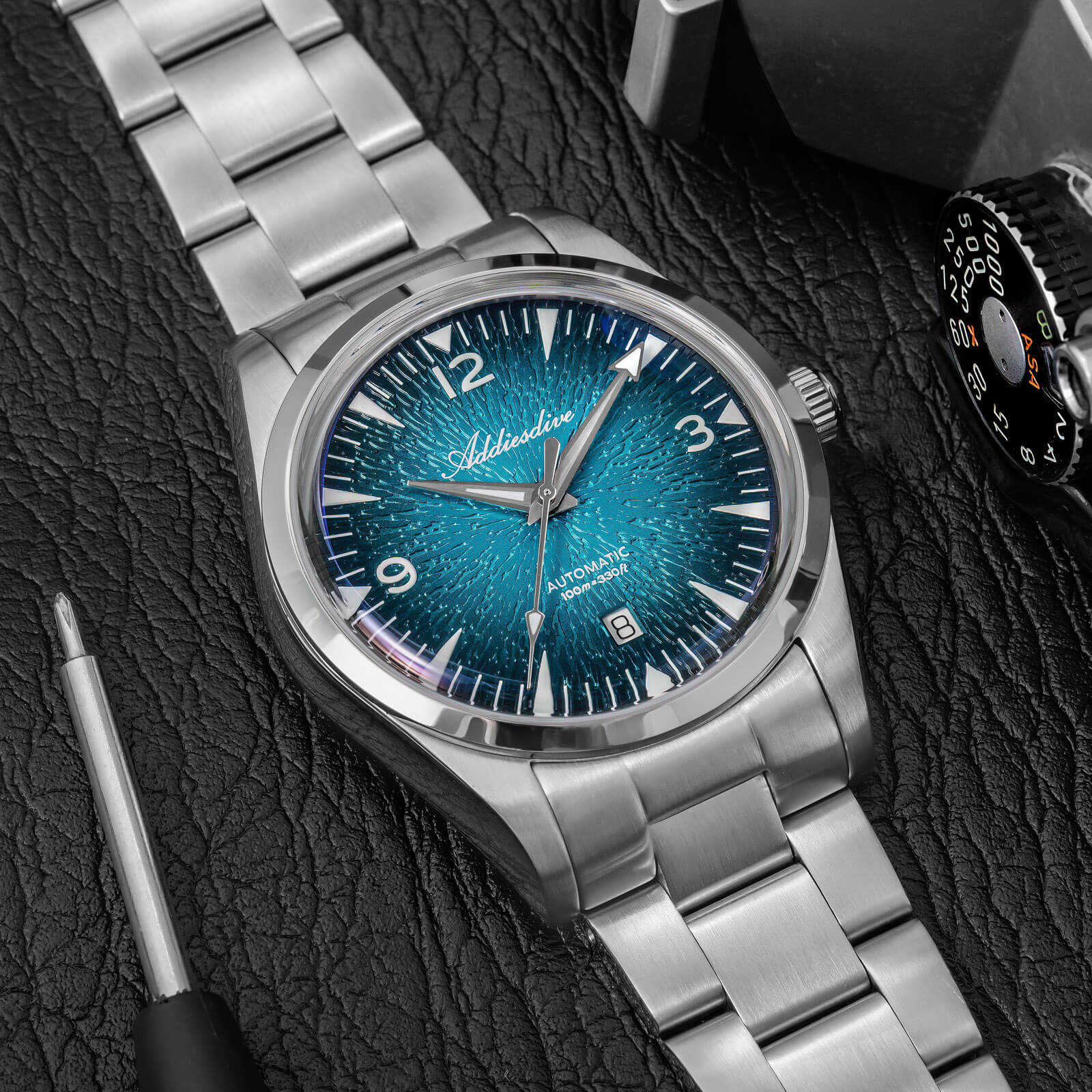 U.S. Warehouse -Addiesdive 39mm Breath of the Ocean Automatic 8215 Men Watch ，AD2508 - Image 8