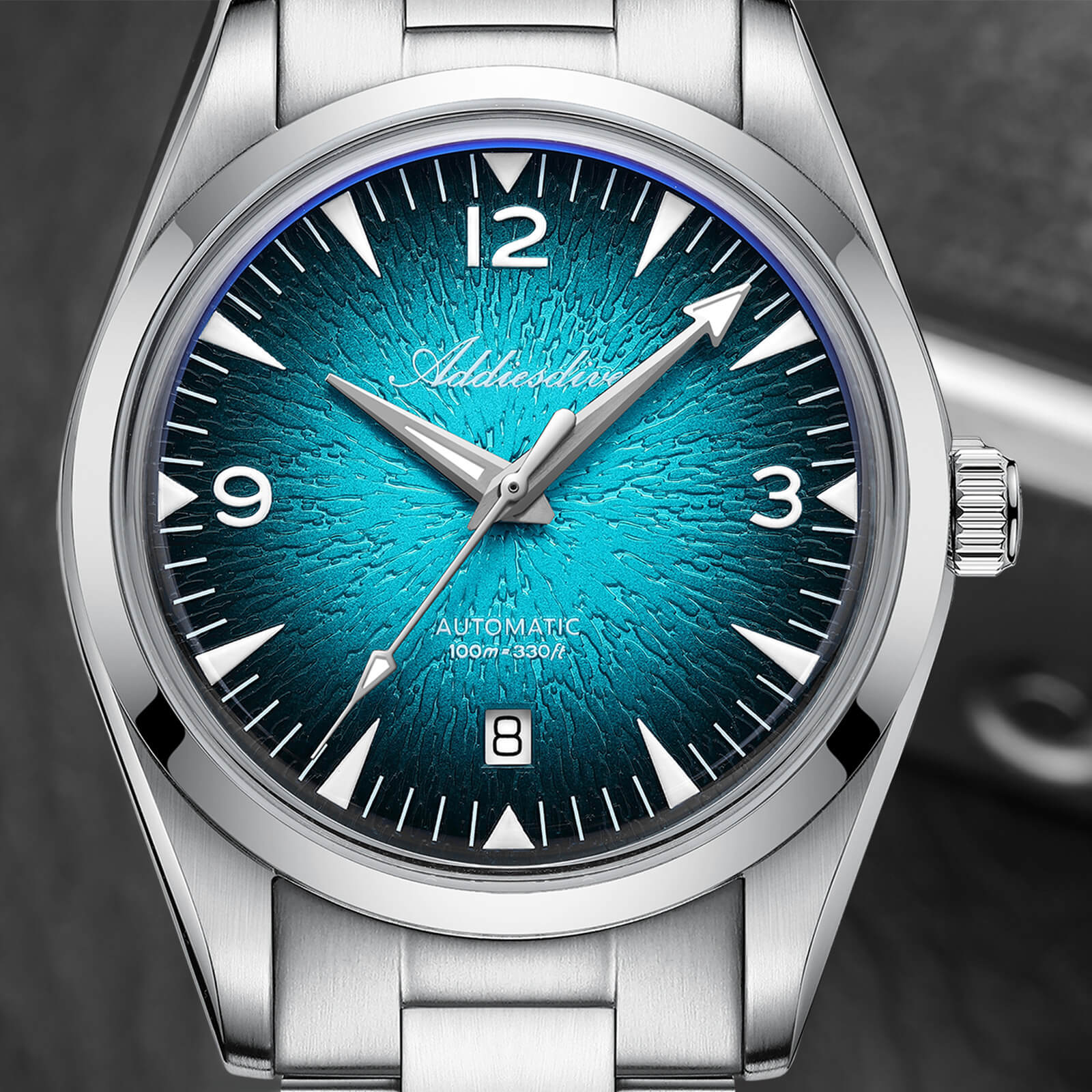 U.S. Warehouse -Addiesdive 39mm Breath of the Ocean Automatic 8215 Men Watch ，AD2508 - Image 9