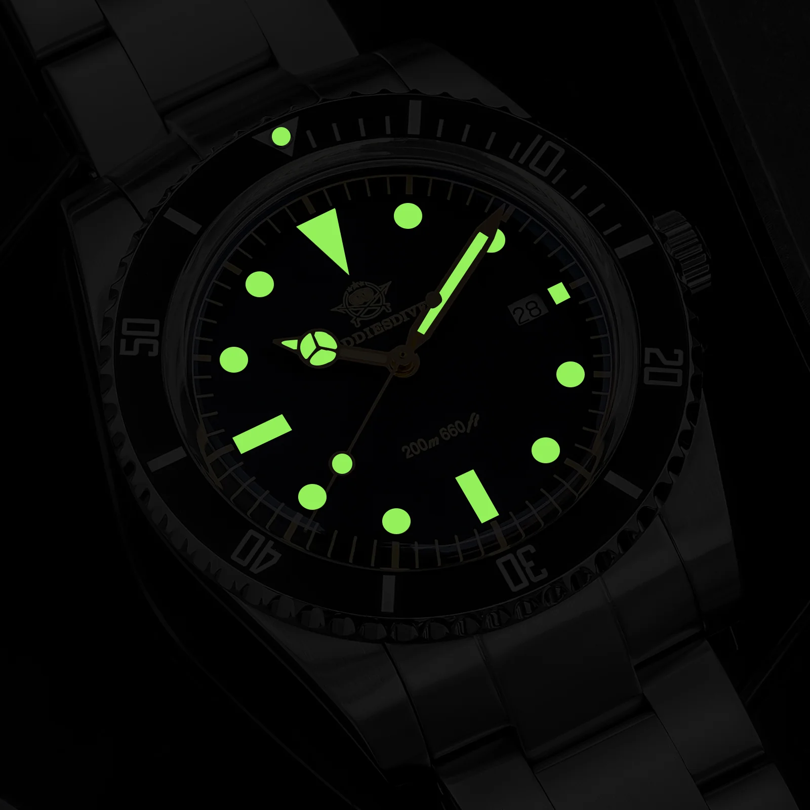 U.S. Warehouse -ADDIESDIVE 39mm Quartz Watch with Bi-directional Rotating Bezel AD2072 - Image 2