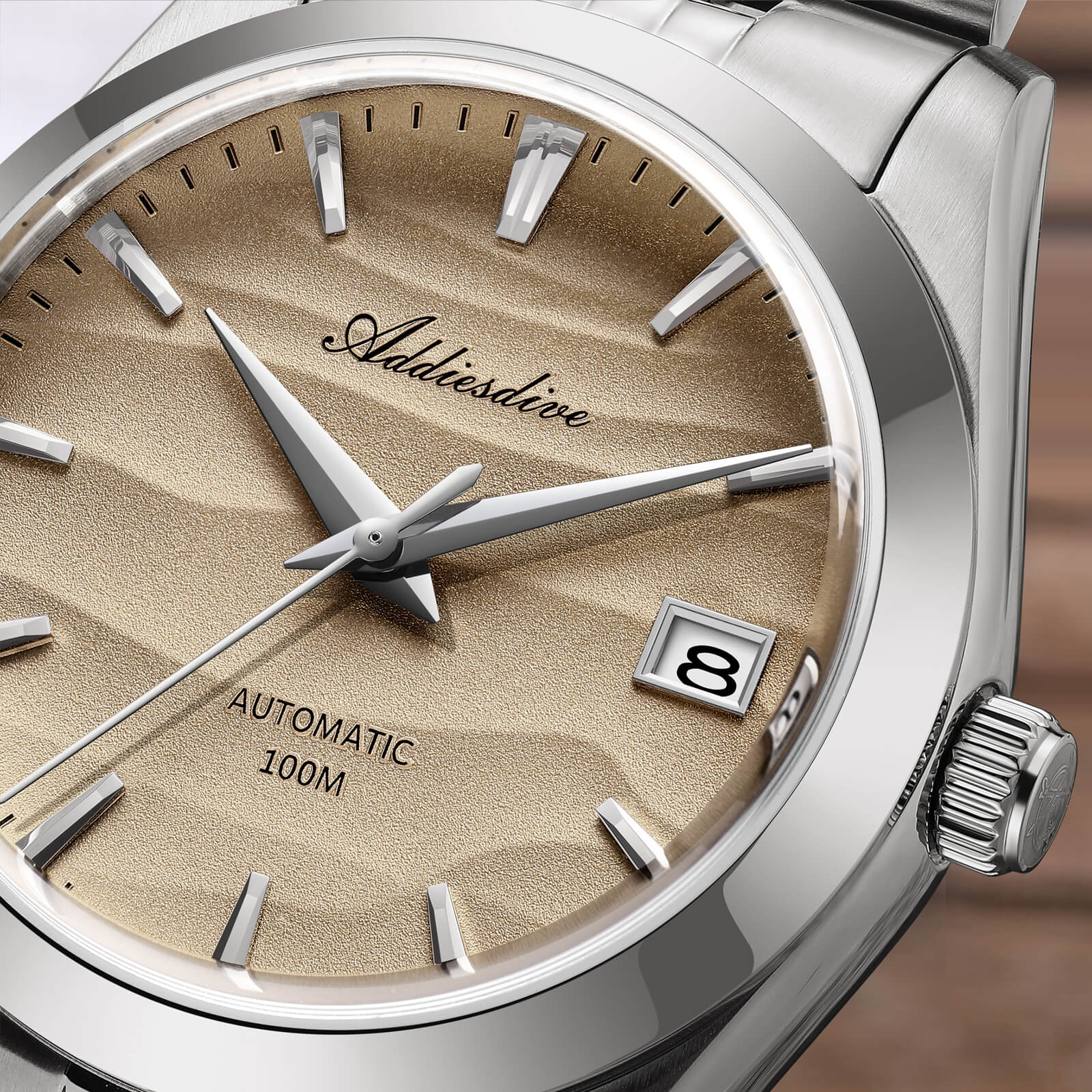 U.S. Warehouse -Addiesdive 39mm Sand Dial NH35 Mechanical Watch AD2059 - Image 3