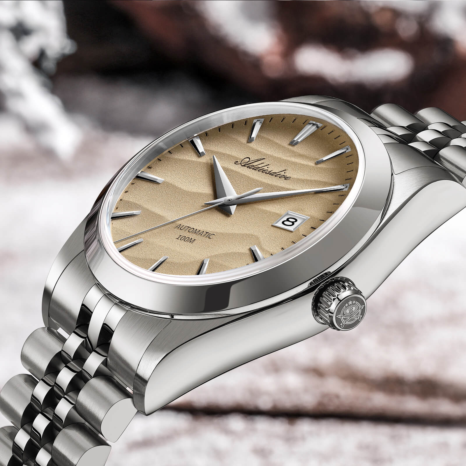 U.S. Warehouse -Addiesdive 39mm Sand Dial NH35 Mechanical Watch AD2059 - Image 5