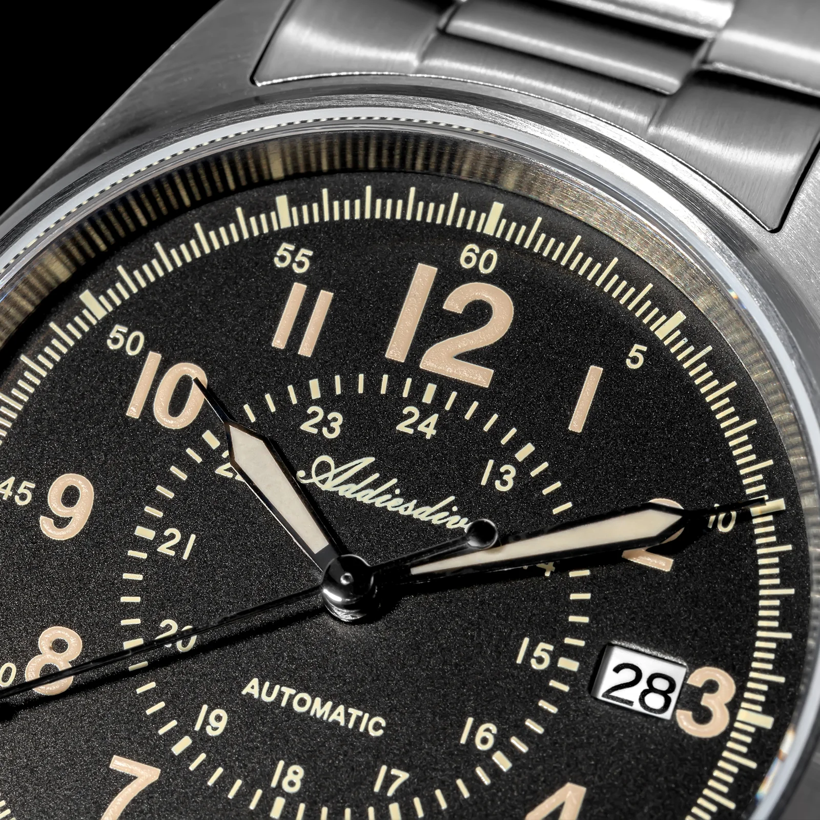 U.S. Warehouse -ADDIESDIVE 39mm Sapphire Crystal Automatic Watch Field Watch AD2074 - Image 6