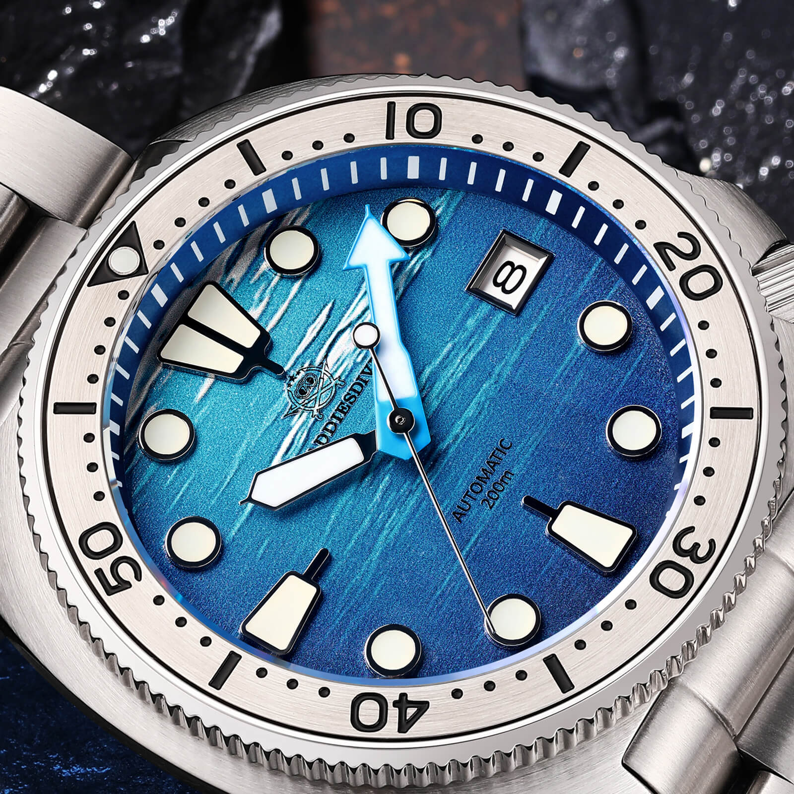 ADDIESDIVE 3D Turtle Dial Dive Watch（AD2045） - Image 10