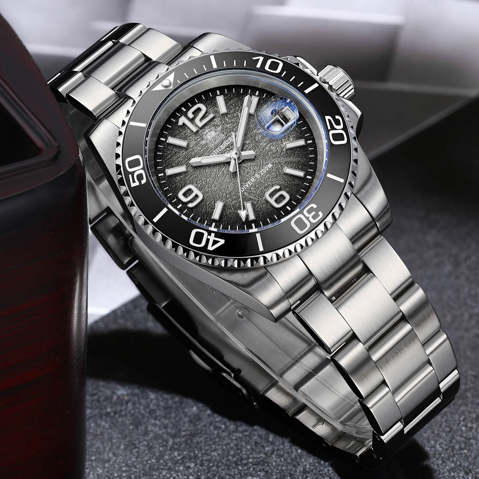 Addiesdive 41mm Modern Sub Quartz Watch with 200M Water Waterproof，AD2513 - Image 13