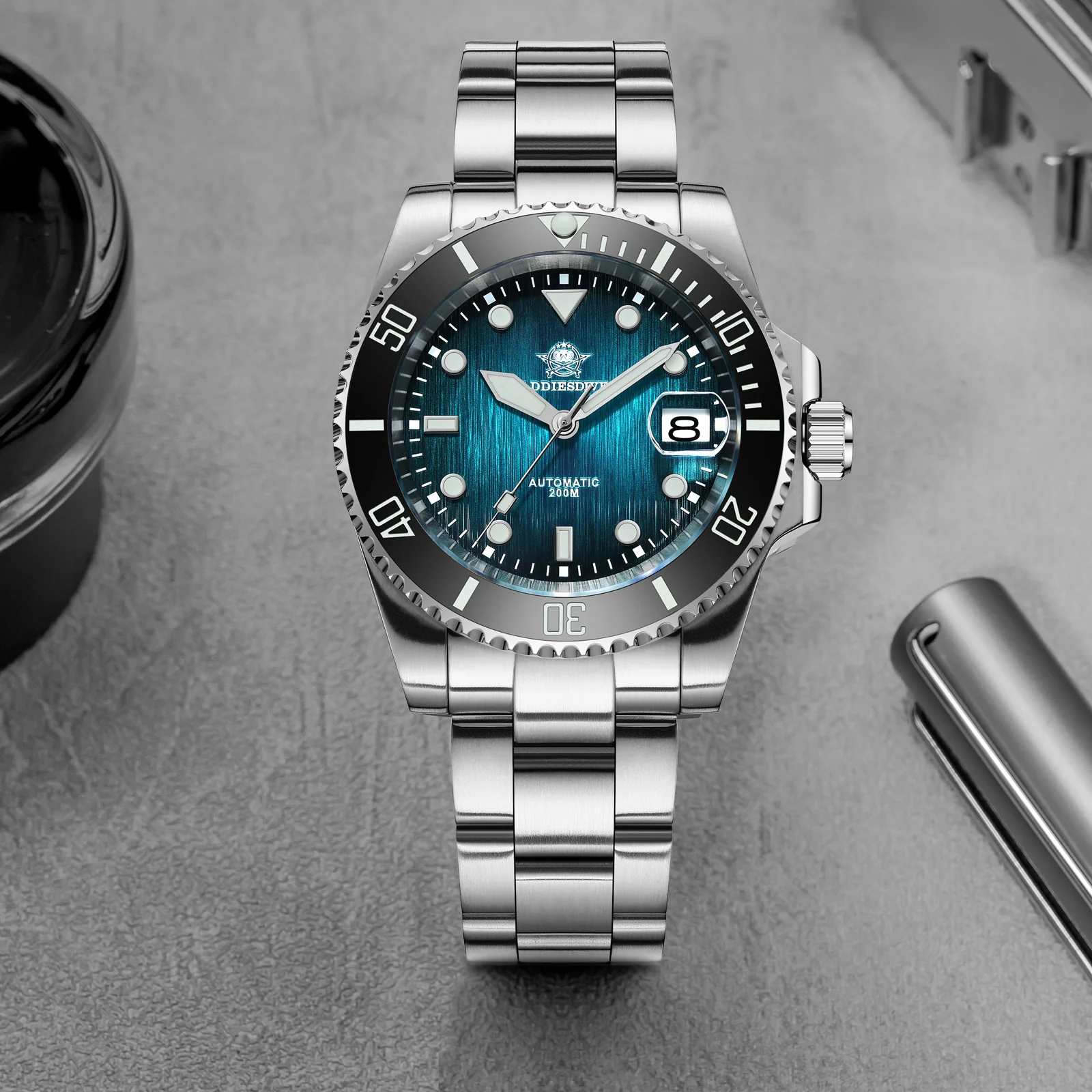 U.S. Warehouse -ADDIESDIVE Stainless Steel Sub Dive Watch AD2078 - Image 17